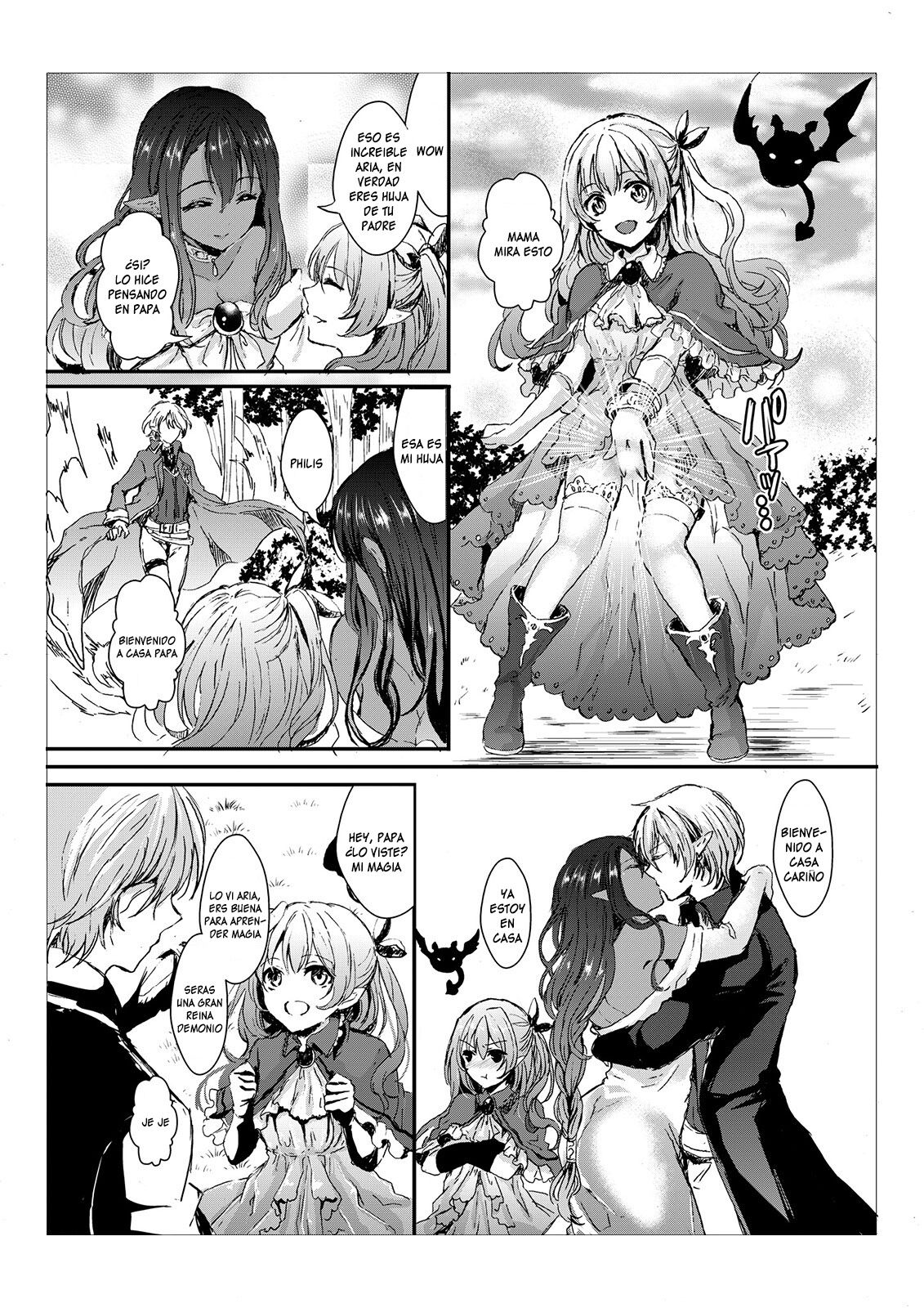 [TSF no F (Aji Pontarou)] Waga Tsuma to Nare Yuusha yo | The Demon king and his bride (TSF no F no Hon Sono 2) [Spanish] [GenderBender Scans] [Digital] imagen número 29