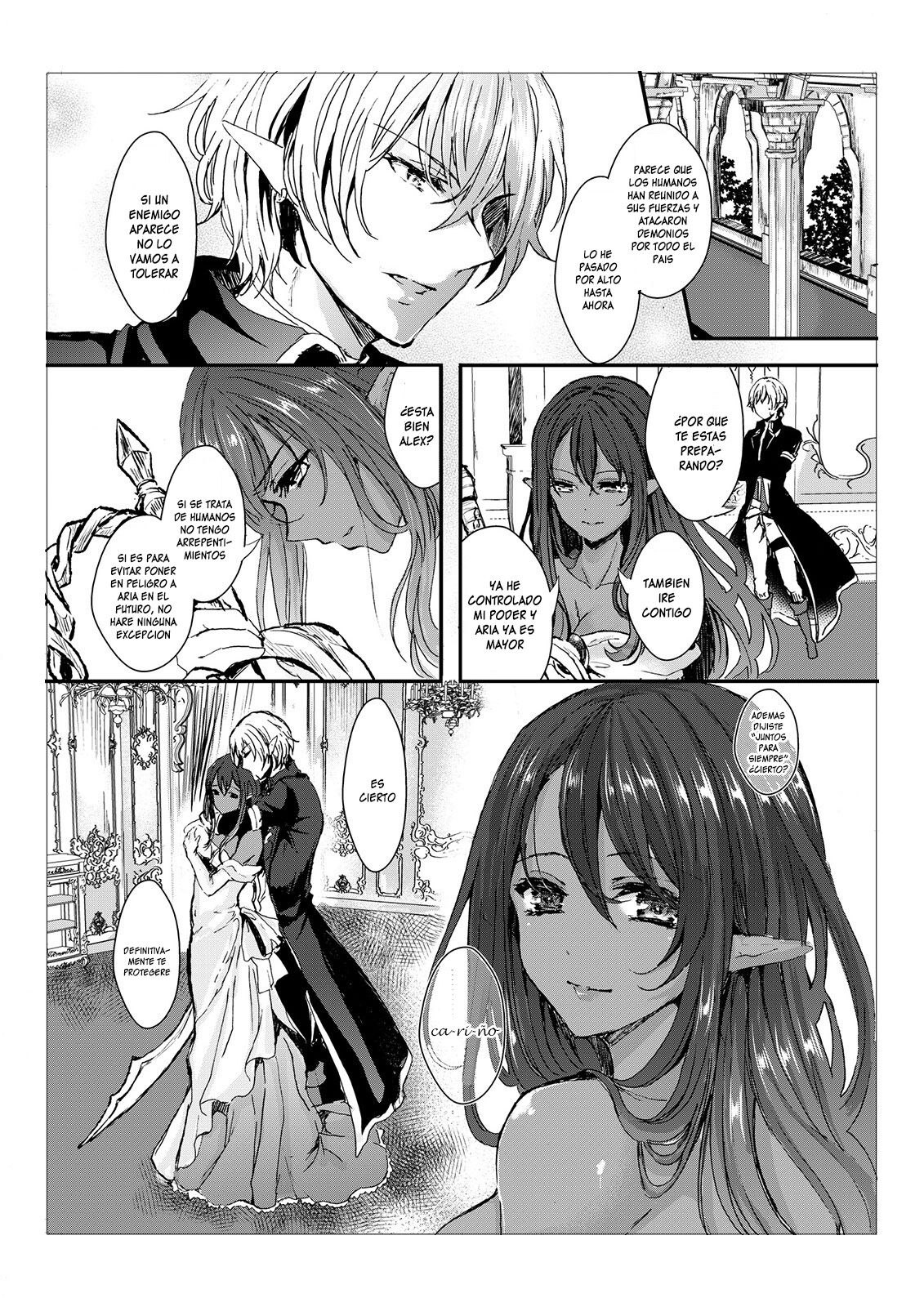 [TSF no F (Aji Pontarou)] Waga Tsuma to Nare Yuusha yo | The Demon king and his bride (TSF no F no Hon Sono 2) [Spanish] [GenderBender Scans] [Digital] imagen número 30