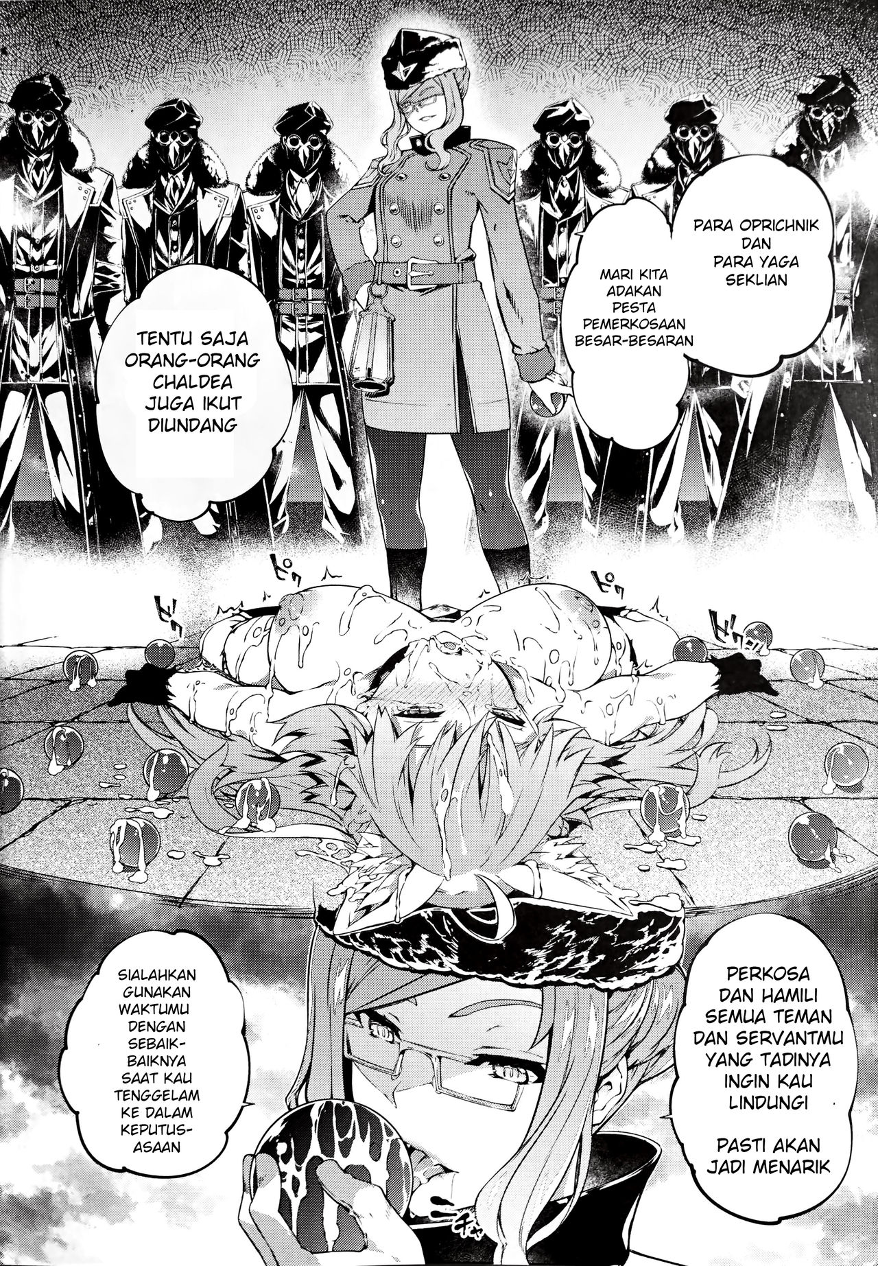 (C96) [Sheepfold (Tachibana Yuu)] Toudo ni Ochiru Calydon | Neraka di Kerajaan Tanah Beku Abadi (Fate/Grand Order) [Indonesian] [Farmuhan] numero di immagine  29