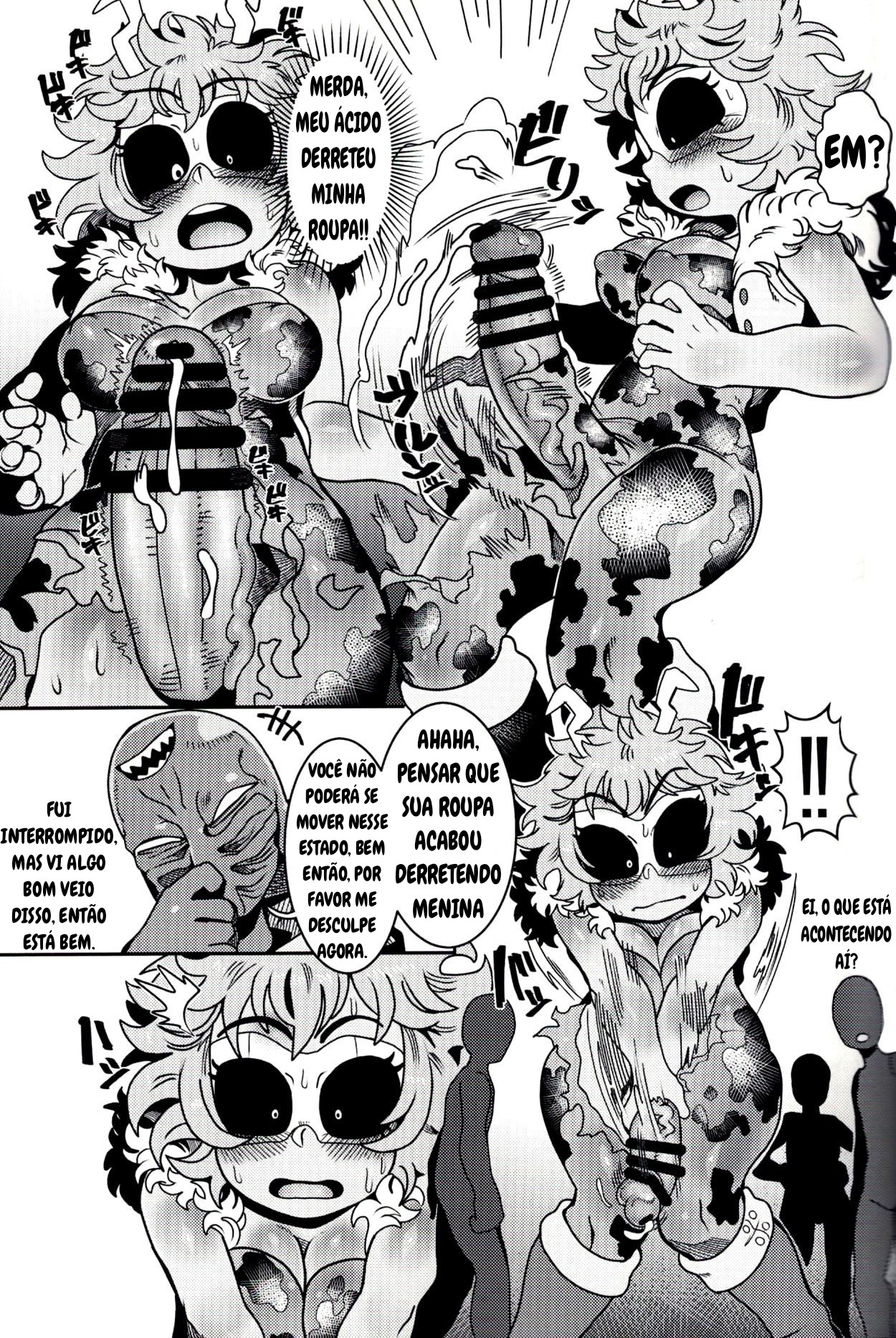 (C95) [Tetsugakuteki Zombie (Nekubila)] Kando!! Noudo!! Bokkido MAX | Sensitivity!! Concentration!! Erection Degree MAX (Boku no Hero Academia) [Portuguese-BR] image number 8