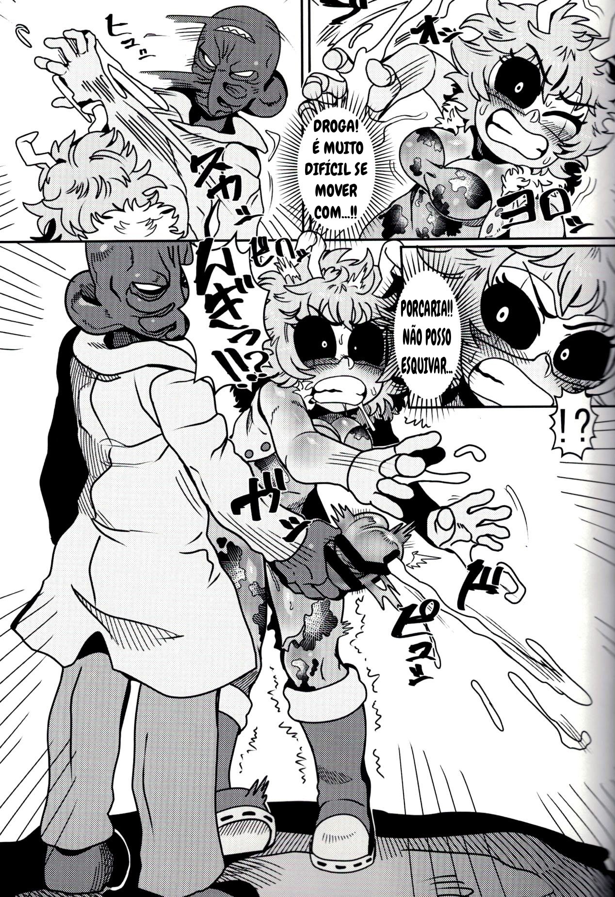 (C95) [Tetsugakuteki Zombie (Nekubila)] Kando!! Noudo!! Bokkido MAX | Sensitivity!! Concentration!! Erection Degree MAX (Boku no Hero Academia) [Portuguese-BR] image number 12