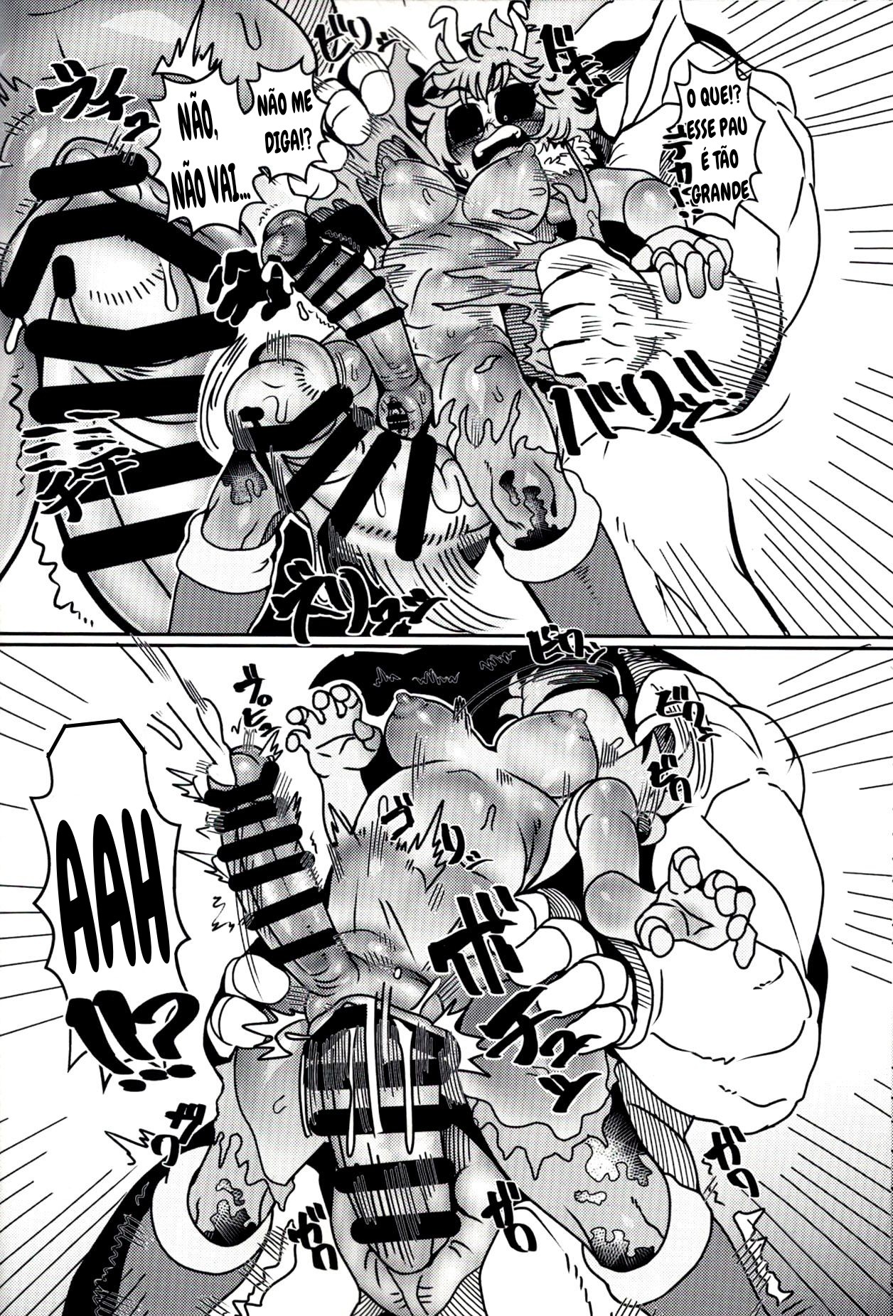 (C95) [Tetsugakuteki Zombie (Nekubila)] Kando!! Noudo!! Bokkido MAX | Sensitivity!! Concentration!! Erection Degree MAX (Boku no Hero Academia) [Portuguese-BR] image number 25