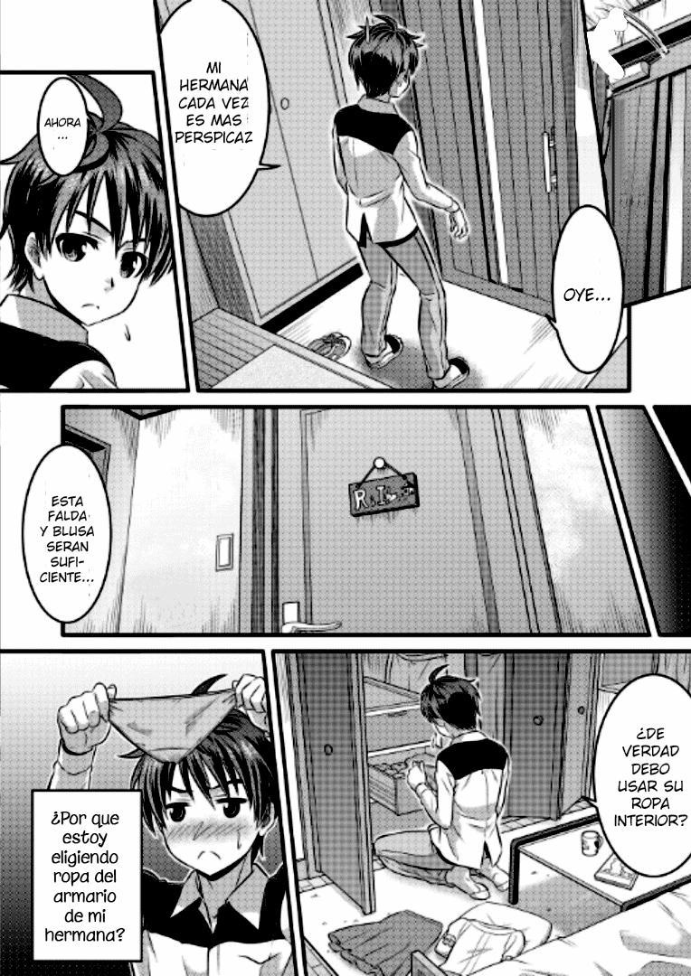 [TSF Mousou Chikusekijo (Kaneko Naoya)] Metamor Coordinate ~Josou Shitara Anoko ni Nacchata Ken~ Ane Hen Classmate Hen [Spanish] [GenderBender Scans] numero di immagine  3