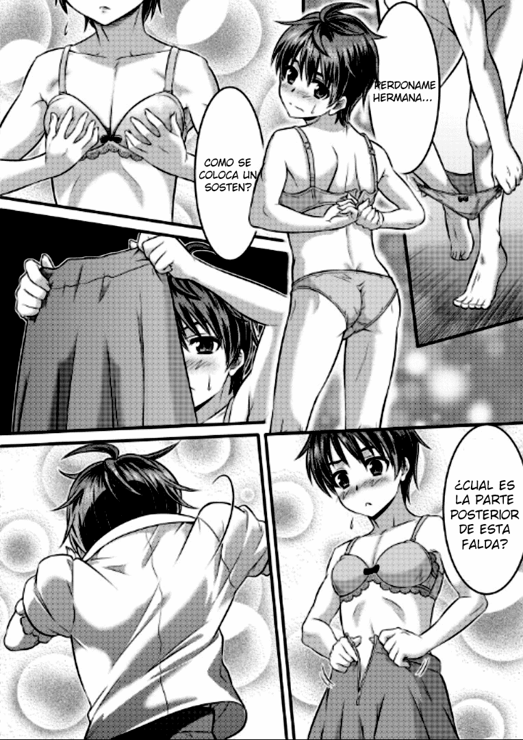 [TSF Mousou Chikusekijo (Kaneko Naoya)] Metamor Coordinate ~Josou Shitara Anoko ni Nacchata Ken~ Ane Hen Classmate Hen [Spanish] [GenderBender Scans] numero di immagine  5