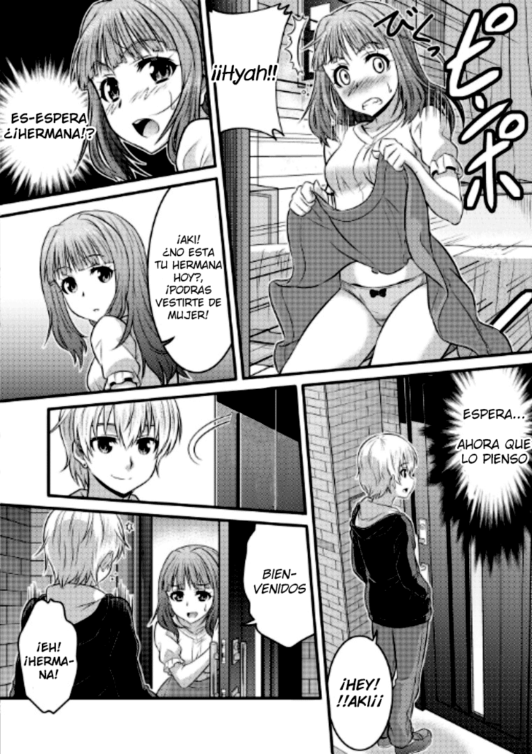 [TSF Mousou Chikusekijo (Kaneko Naoya)] Metamor Coordinate ~Josou Shitara Anoko ni Nacchata Ken~ Ane Hen Classmate Hen [Spanish] [GenderBender Scans] numero di immagine  9