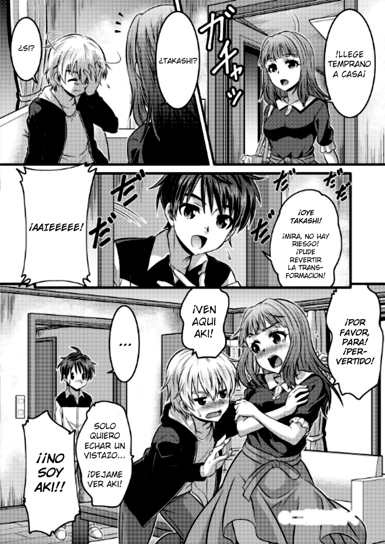 [TSF Mousou Chikusekijo (Kaneko Naoya)] Metamor Coordinate ~Josou Shitara Anoko ni Nacchata Ken~ Ane Hen Classmate Hen [Spanish] [GenderBender Scans] numero di immagine  17