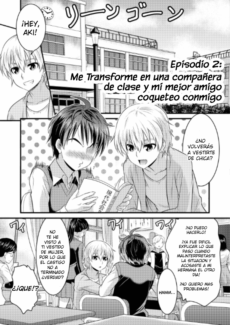 [TSF Mousou Chikusekijo (Kaneko Naoya)] Metamor Coordinate ~Josou Shitara Anoko ni Nacchata Ken~ Ane Hen Classmate Hen [Spanish] [GenderBender Scans] numero di immagine  18