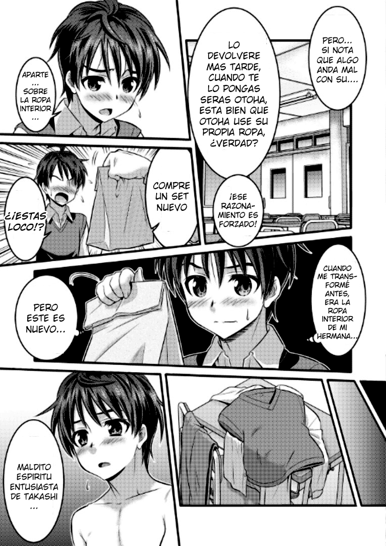 [TSF Mousou Chikusekijo (Kaneko Naoya)] Metamor Coordinate ~Josou Shitara Anoko ni Nacchata Ken~ Ane Hen Classmate Hen [Spanish] [GenderBender Scans] numero di immagine  22