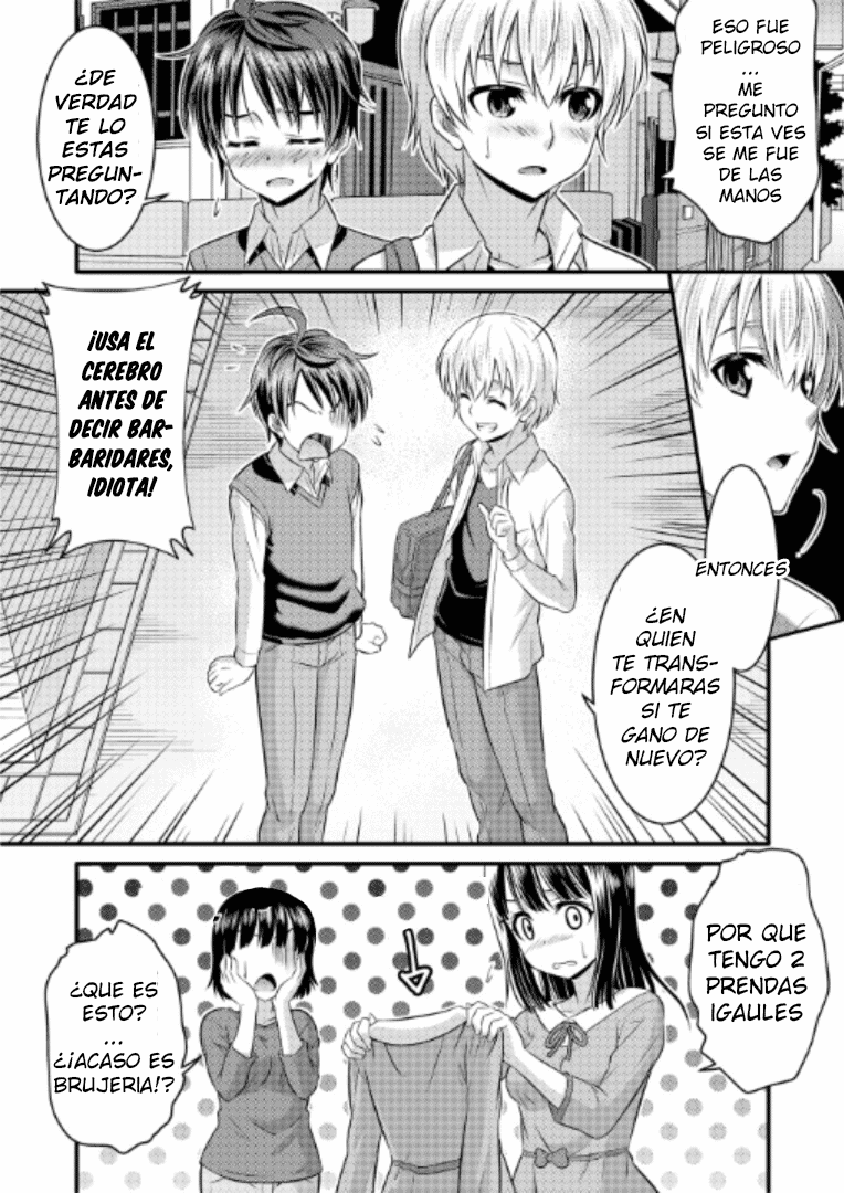 [TSF Mousou Chikusekijo (Kaneko Naoya)] Metamor Coordinate ~Josou Shitara Anoko ni Nacchata Ken~ Ane Hen Classmate Hen [Spanish] [GenderBender Scans] numero di immagine  33