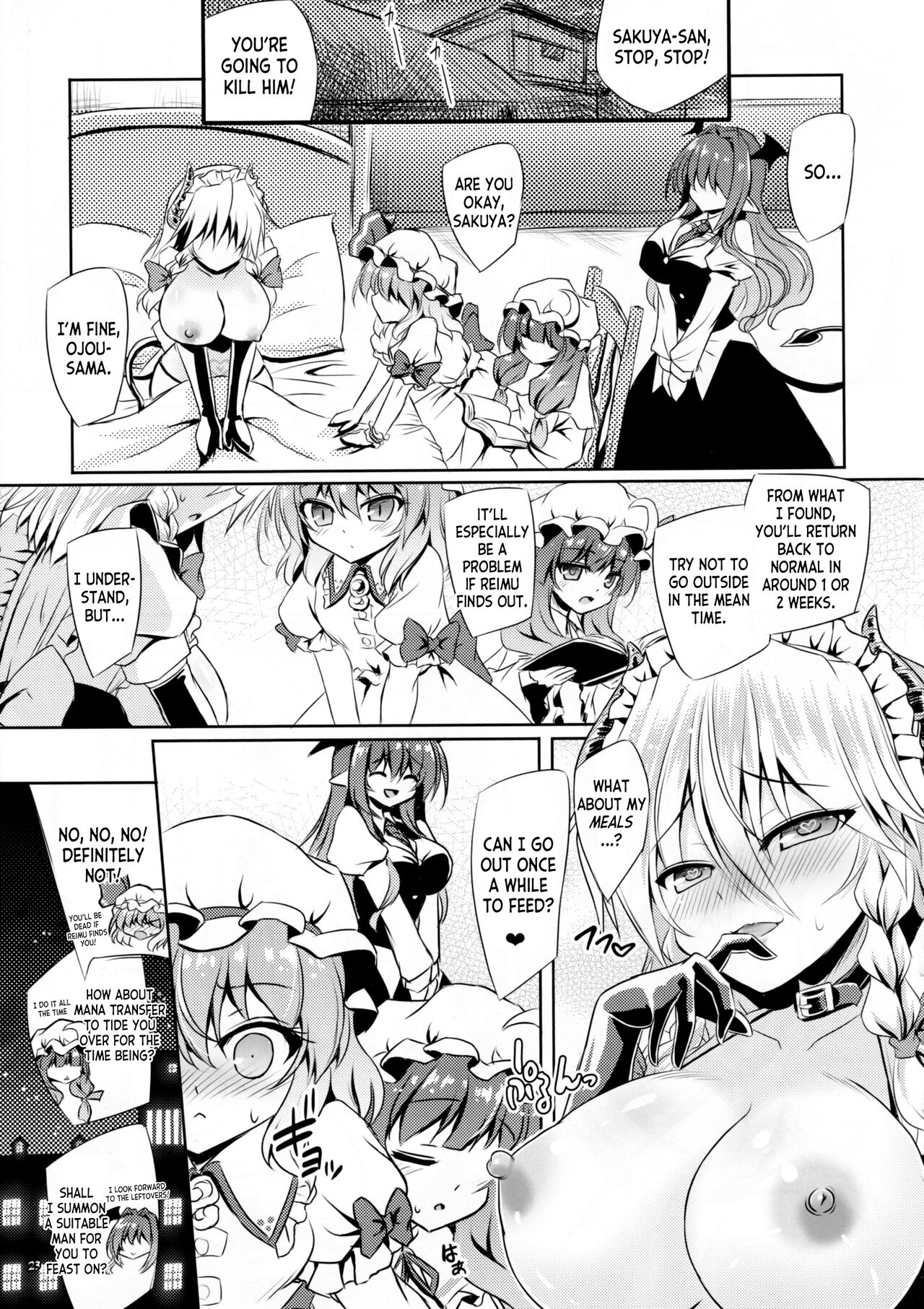 (C101) [Reverse Noise (Yamu)] Succubus Koumakan (Touhou Project) [English] [desudesu] numero di immagine  22