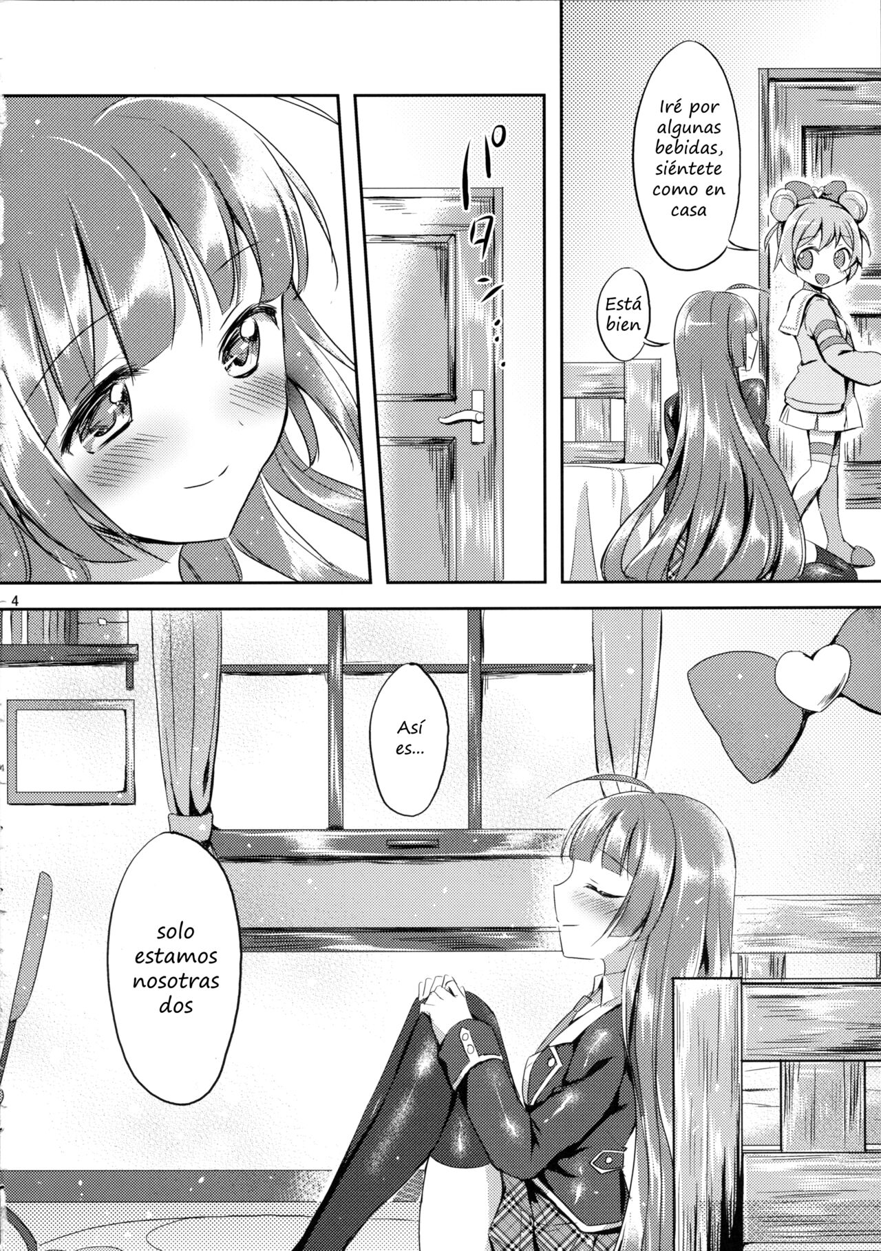 (C89) [Jagabata (Oimo)] Naisho no Futarikiri (PriPara) [Spanish] [HishiRikka] numero di immagine  5