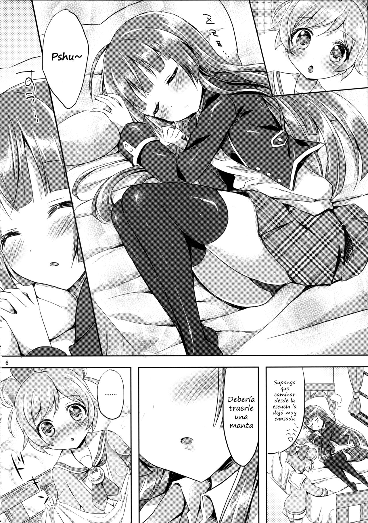 (C89) [Jagabata (Oimo)] Naisho no Futarikiri (PriPara) [Spanish] [HishiRikka] numero di immagine  7