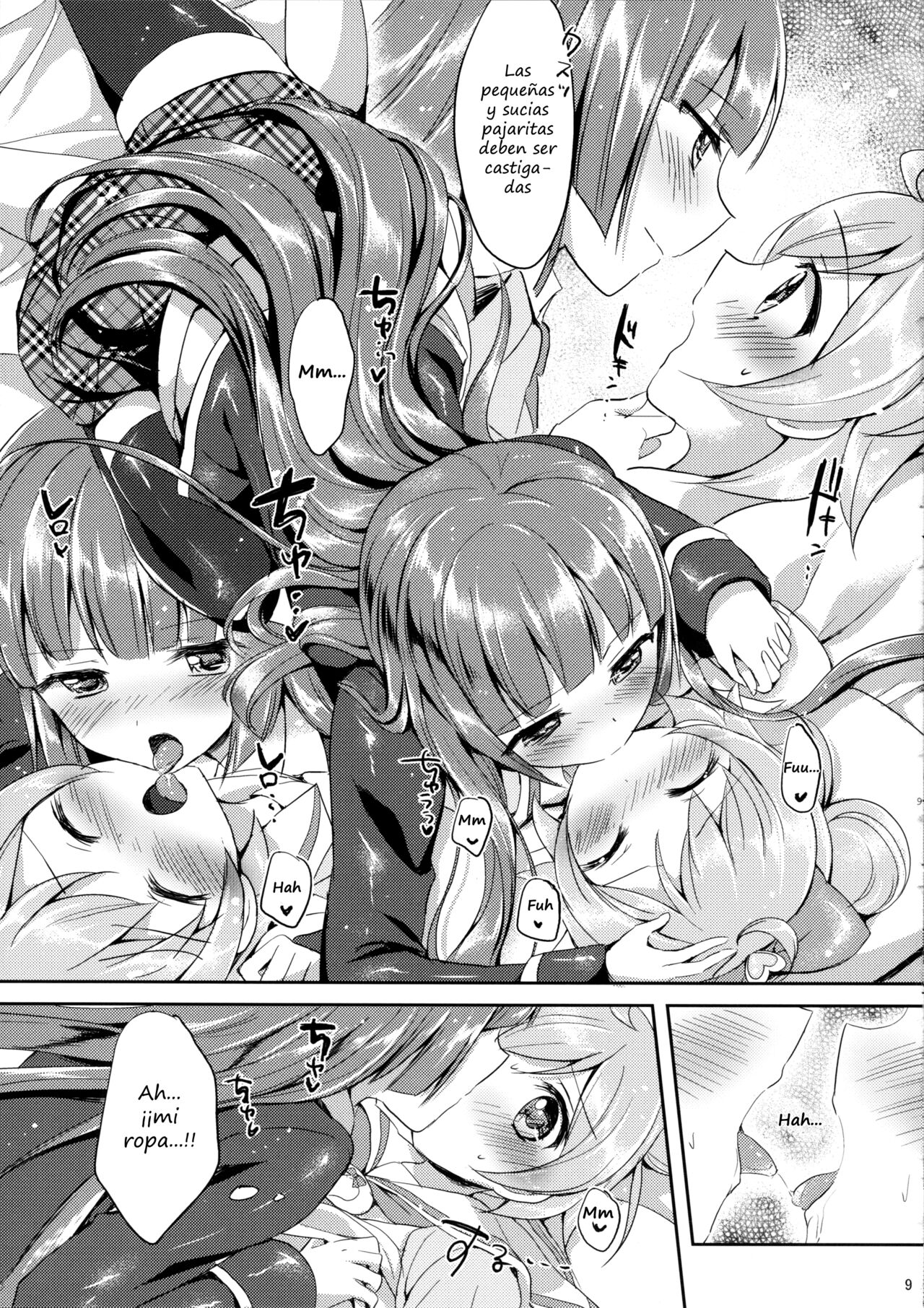 (C89) [Jagabata (Oimo)] Naisho no Futarikiri (PriPara) [Spanish] [HishiRikka] numero di immagine  10