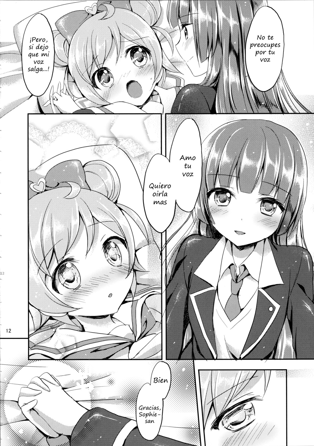 (C89) [Jagabata (Oimo)] Naisho no Futarikiri (PriPara) [Spanish] [HishiRikka] numero di immagine  13