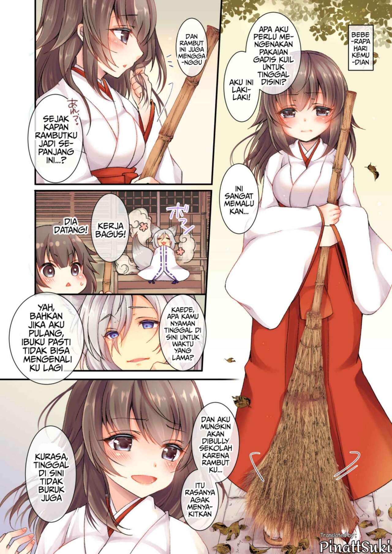 [TSF no F (Yotsuba Chika)] Kitsune e Yomeiri [Indonesian] [PinattSuki] numero di immagine  6