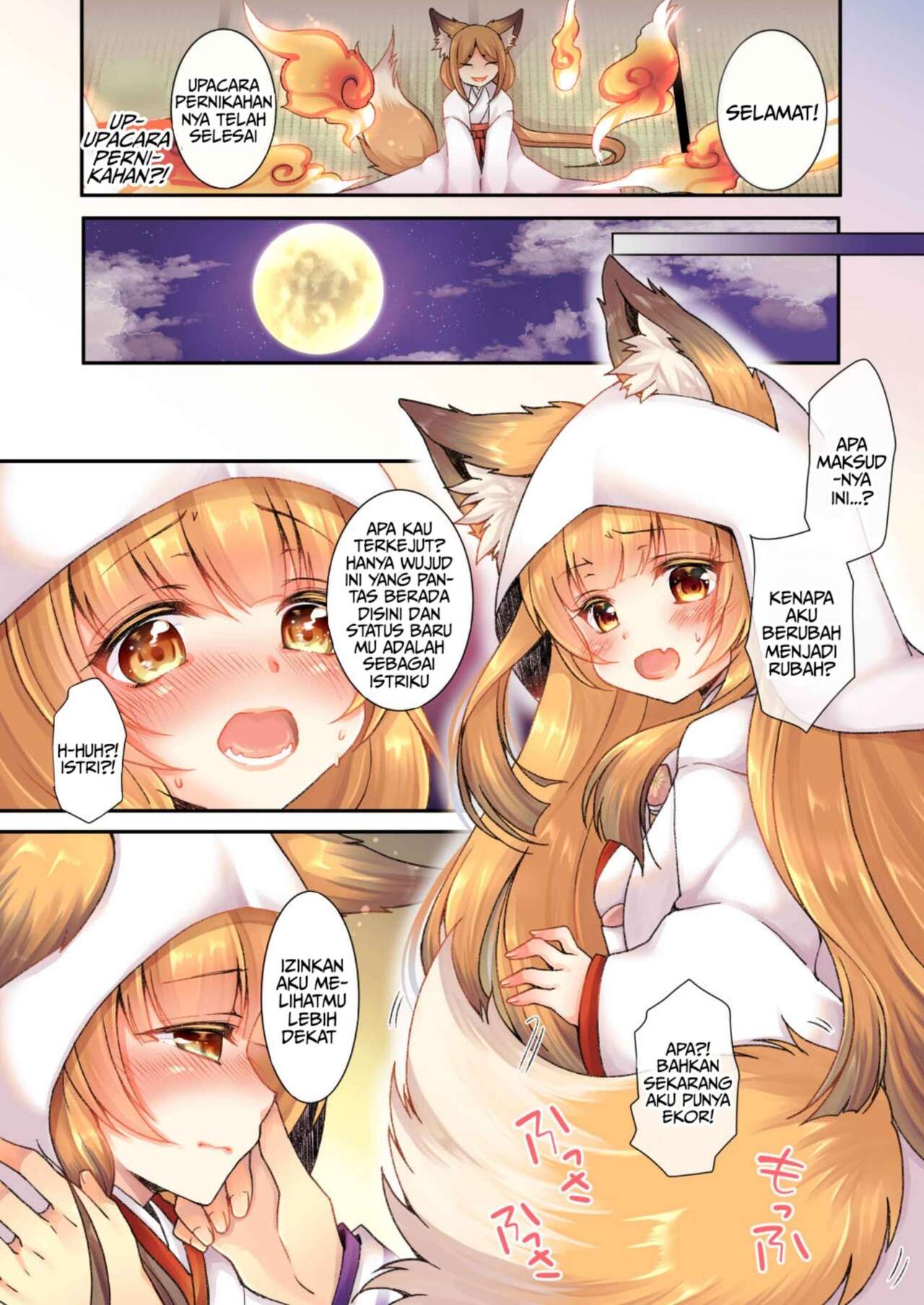 [TSF no F (Yotsuba Chika)] Kitsune e Yomeiri [Indonesian] [PinattSuki] numero di immagine  10
