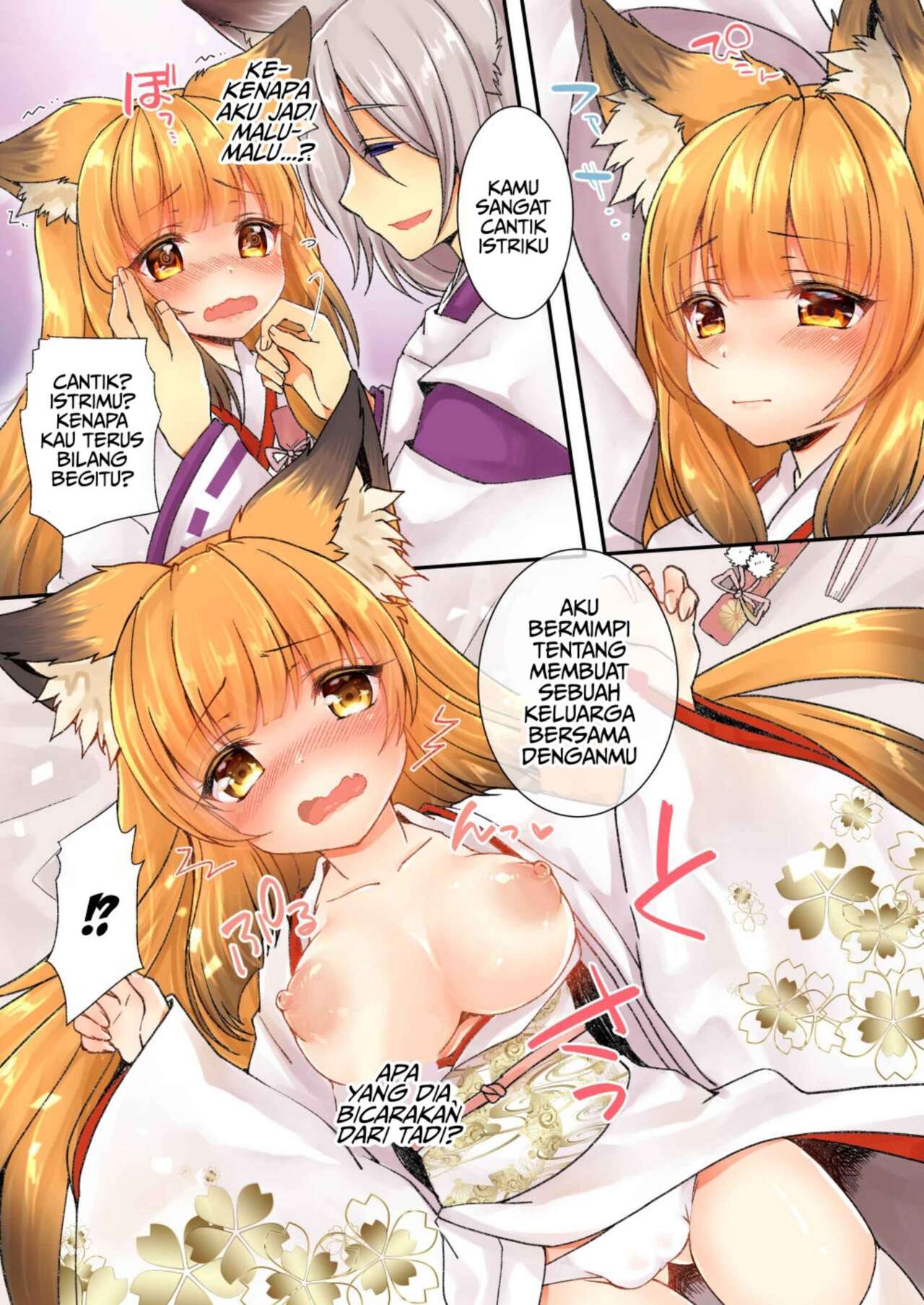 [TSF no F (Yotsuba Chika)] Kitsune e Yomeiri [Indonesian] [PinattSuki] numero di immagine  11