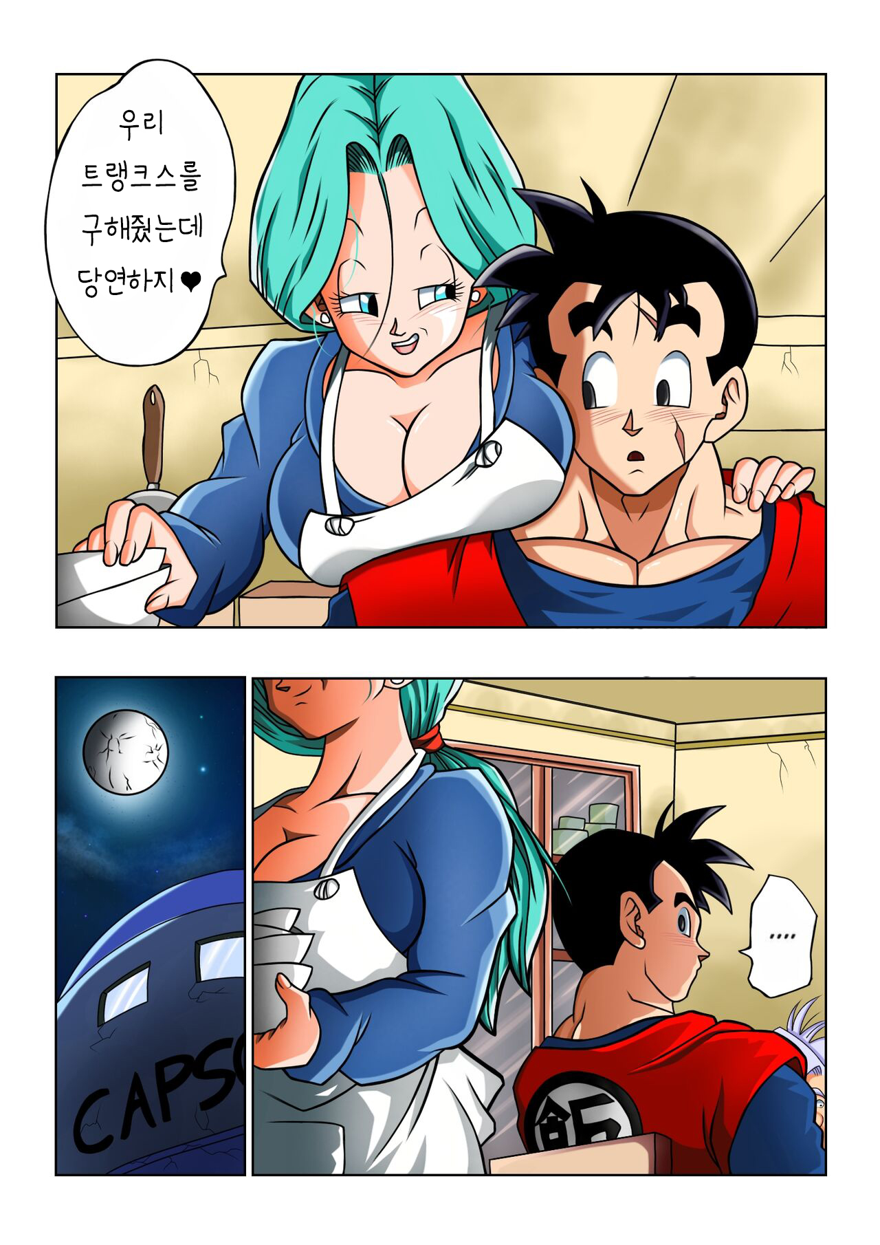 [Yamamoto] Lost of sex in this Future! - BULMA and GOHAN (Dragon Ball Z)[korean] image number 5