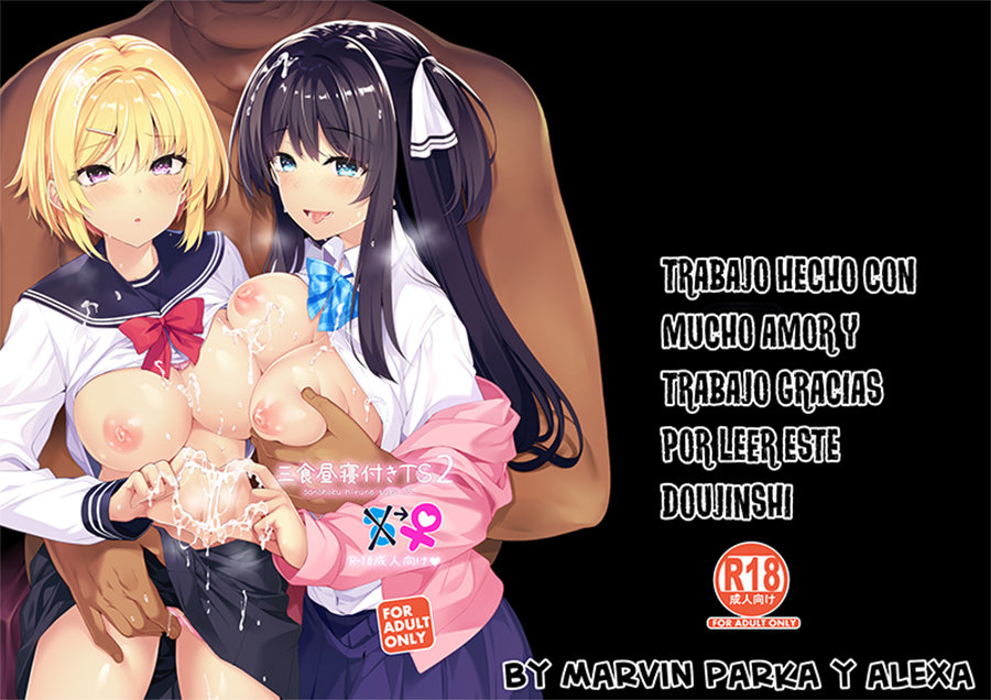 [Bottle Ship Bottler (Kazakura)] Sanshoku Hirune Tsuki TS2 [Spanish] [GenderBender Scans] [Digital] image number 37