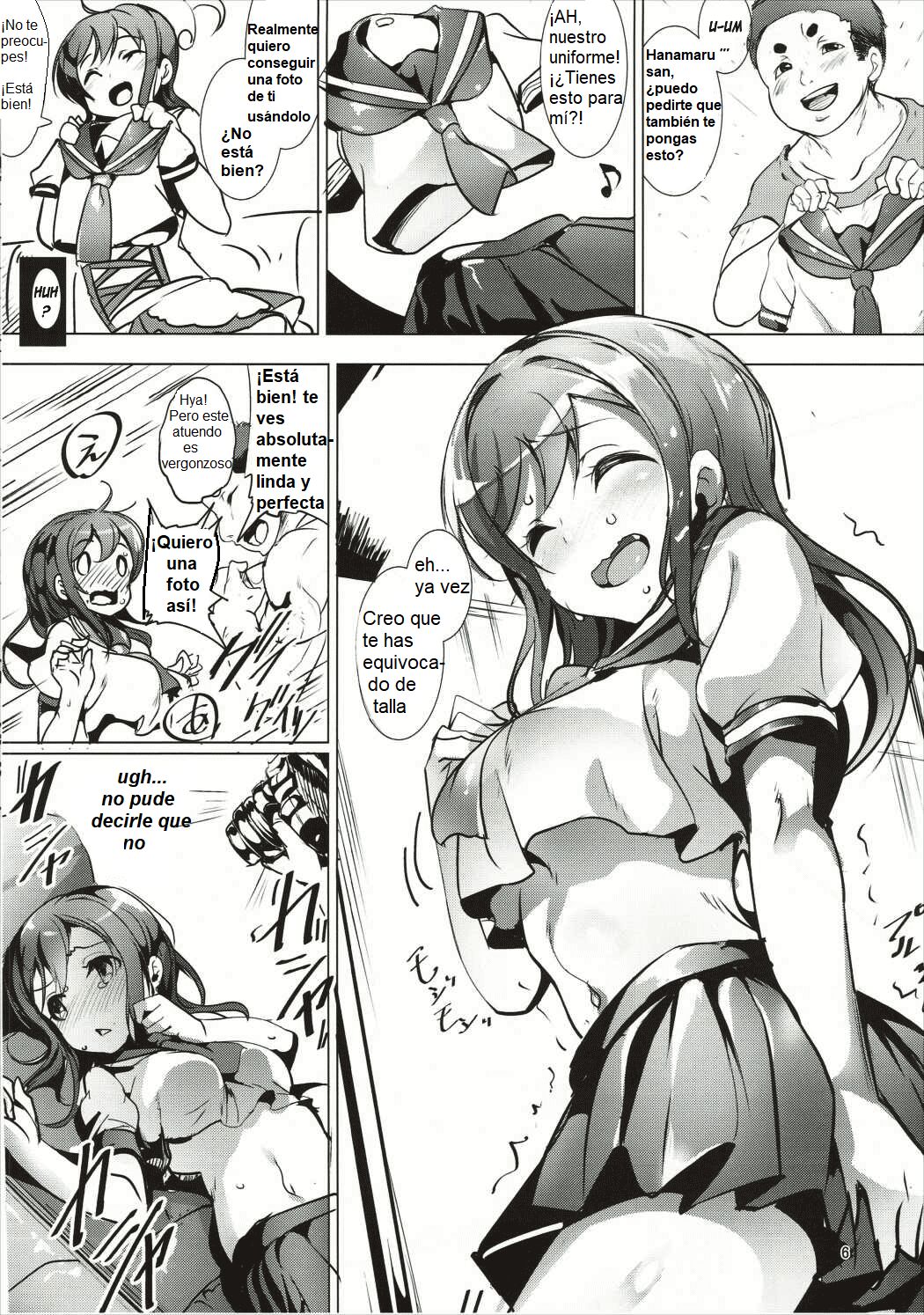 (Bokura no Love Live! 10) [Ikaring (Ajishio)] Maru wa H na Youkyuu o Kotowarenai zura (Love Live! Sunshine!!) [Spanish] [Maru-14] 画像番号 5