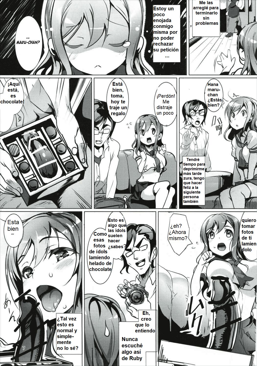 (Bokura no Love Live! 10) [Ikaring (Ajishio)] Maru wa H na Youkyuu o Kotowarenai zura (Love Live! Sunshine!!) [Spanish] [Maru-14] 画像番号 6