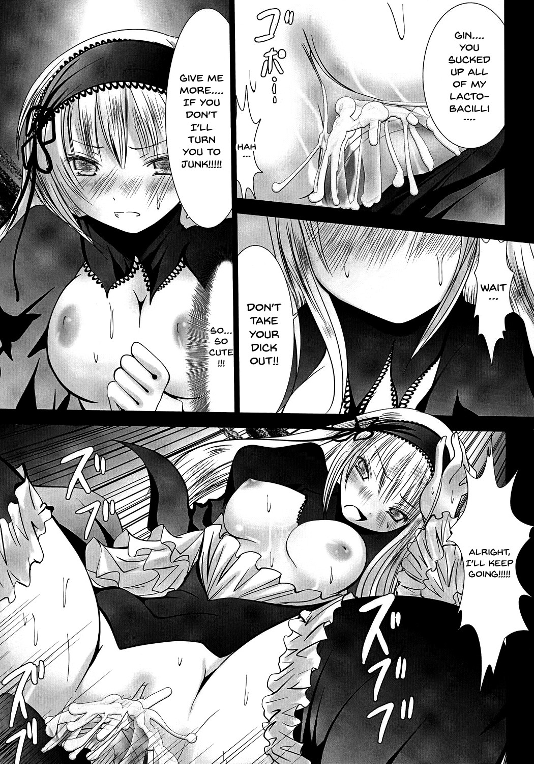 (SUPER16) [Kaitsushin (Namamo Nanase)] Gin-sama Haramase | Get Me Pregnant Gin-sama (Rozen Maiden) [English] {Doujins.com} 이미지 번호 17