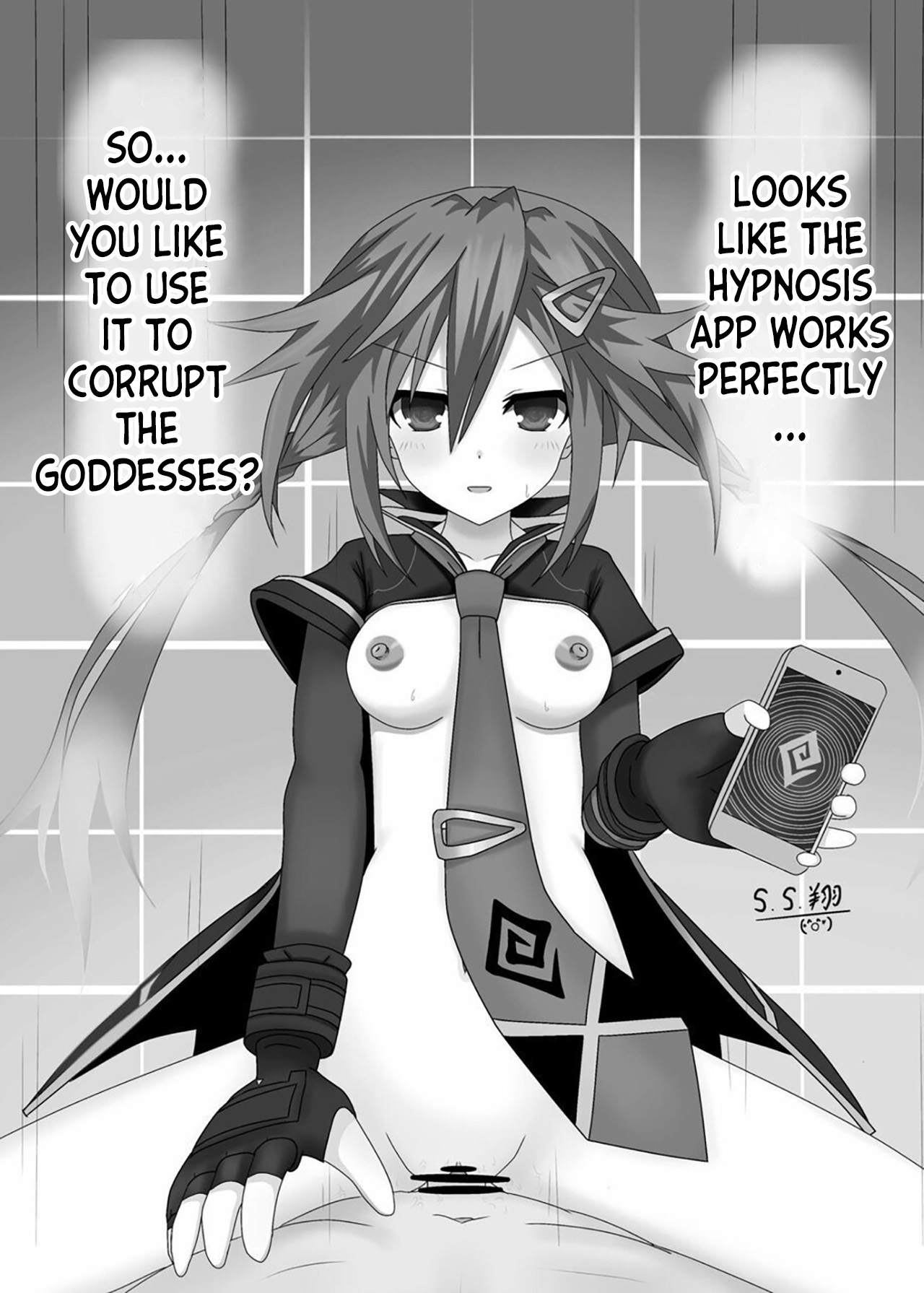 [Kyouya (kyou konogoro)] Saimin Appli -Ririshii Megami-sama-tachi ga Saimin de Ochiru Hazu ga Nai- (Hyperdimension Neptunia) [English] [desudesu] [Digital] image number 21