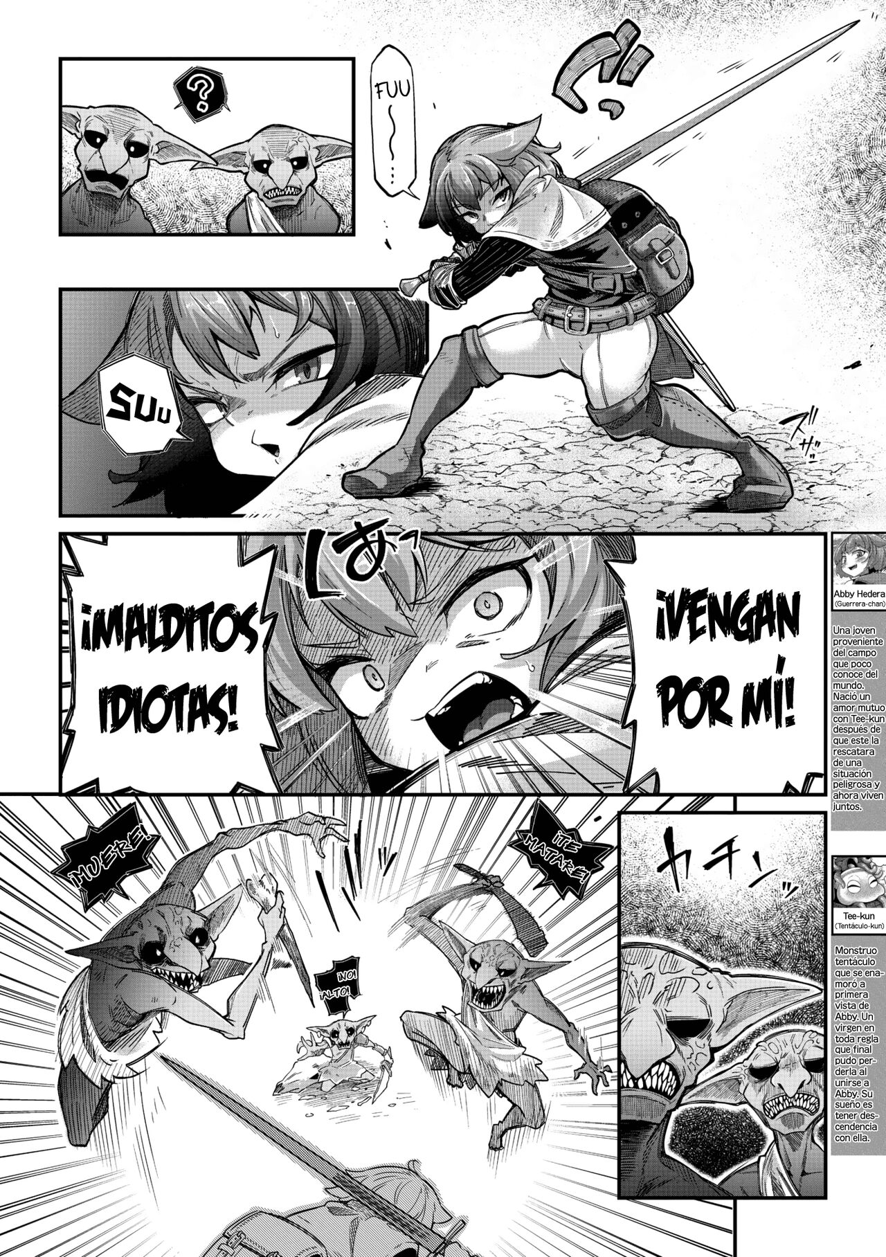 [Okuva] Senshi-chan to Shokushu-kun Capítulo 02 (Comic Gaira Vol.12) [Spanish] [Lolbooru Scan] image number 2