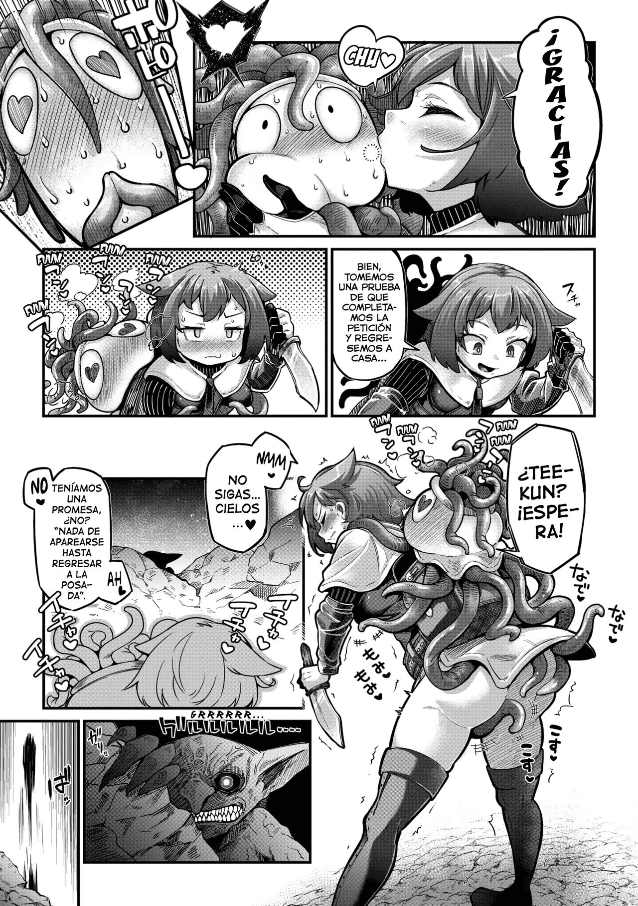 [Okuva] Senshi-chan to Shokushu-kun Capítulo 02 (Comic Gaira Vol.12) [Spanish] [Lolbooru Scan] image number 5