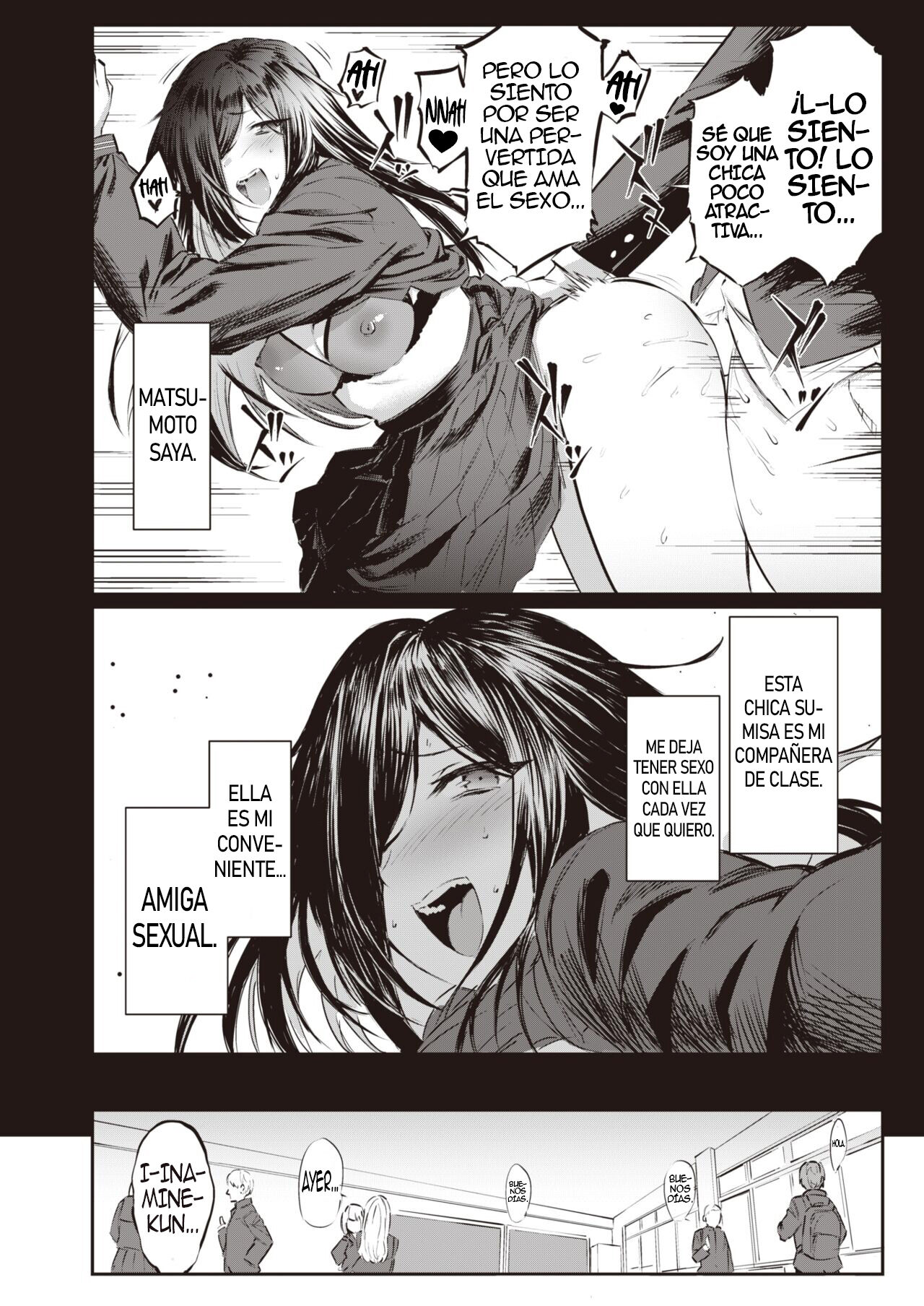 [Hihiyama Yokikana] Tsugou no Ii Hito | Chica Conveniente (WEEKLY Kairakuten 2022 No.41) [Spanish] [Anime no Mansebia] [スペイン翻訳] изображение № 2