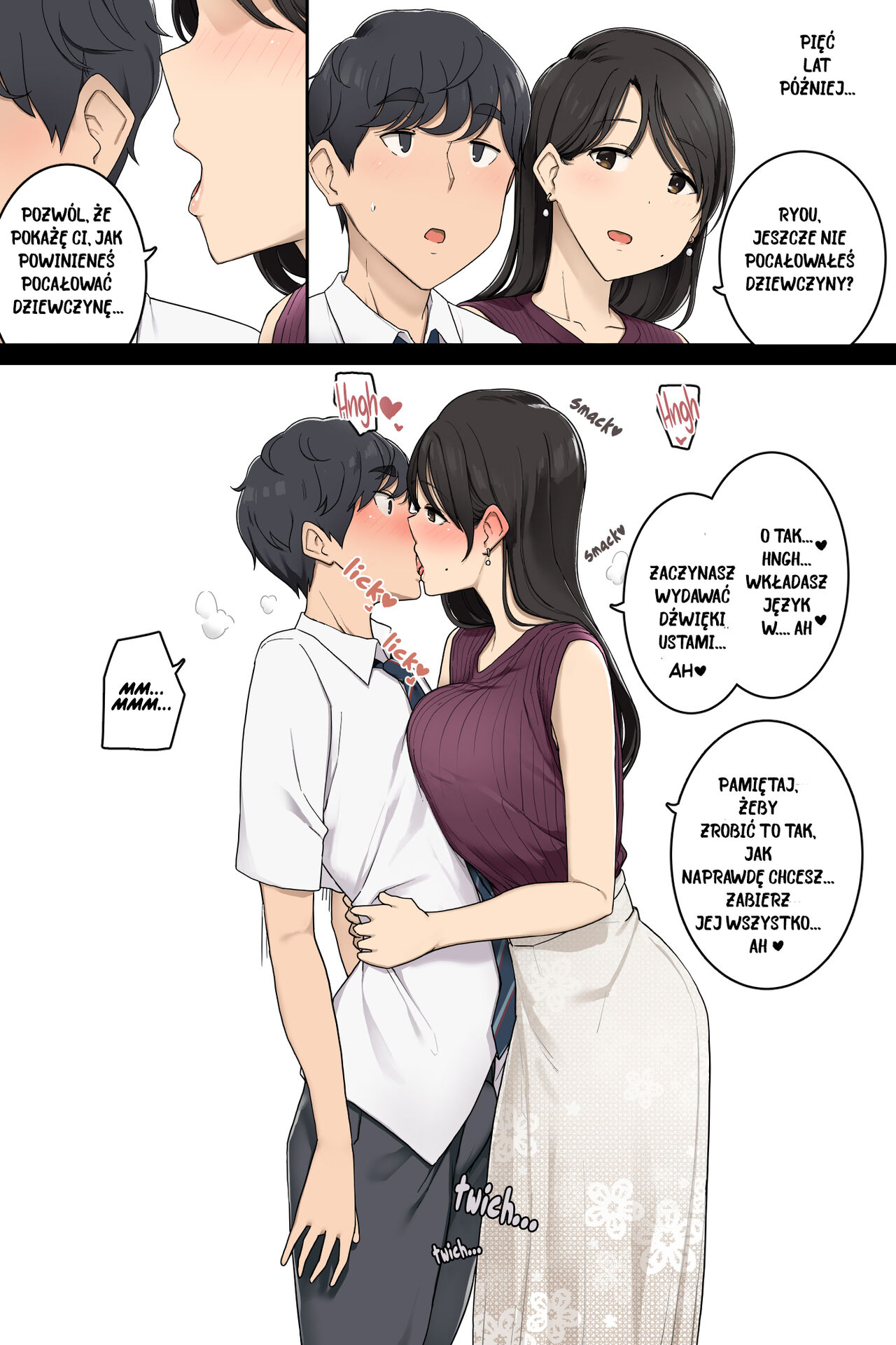 [Wakamatsu] Toshishita no Boku ni Otona na Koto o Oshiete kureru Osananajimi ni Onee-san [Polish] numero di immagine  3