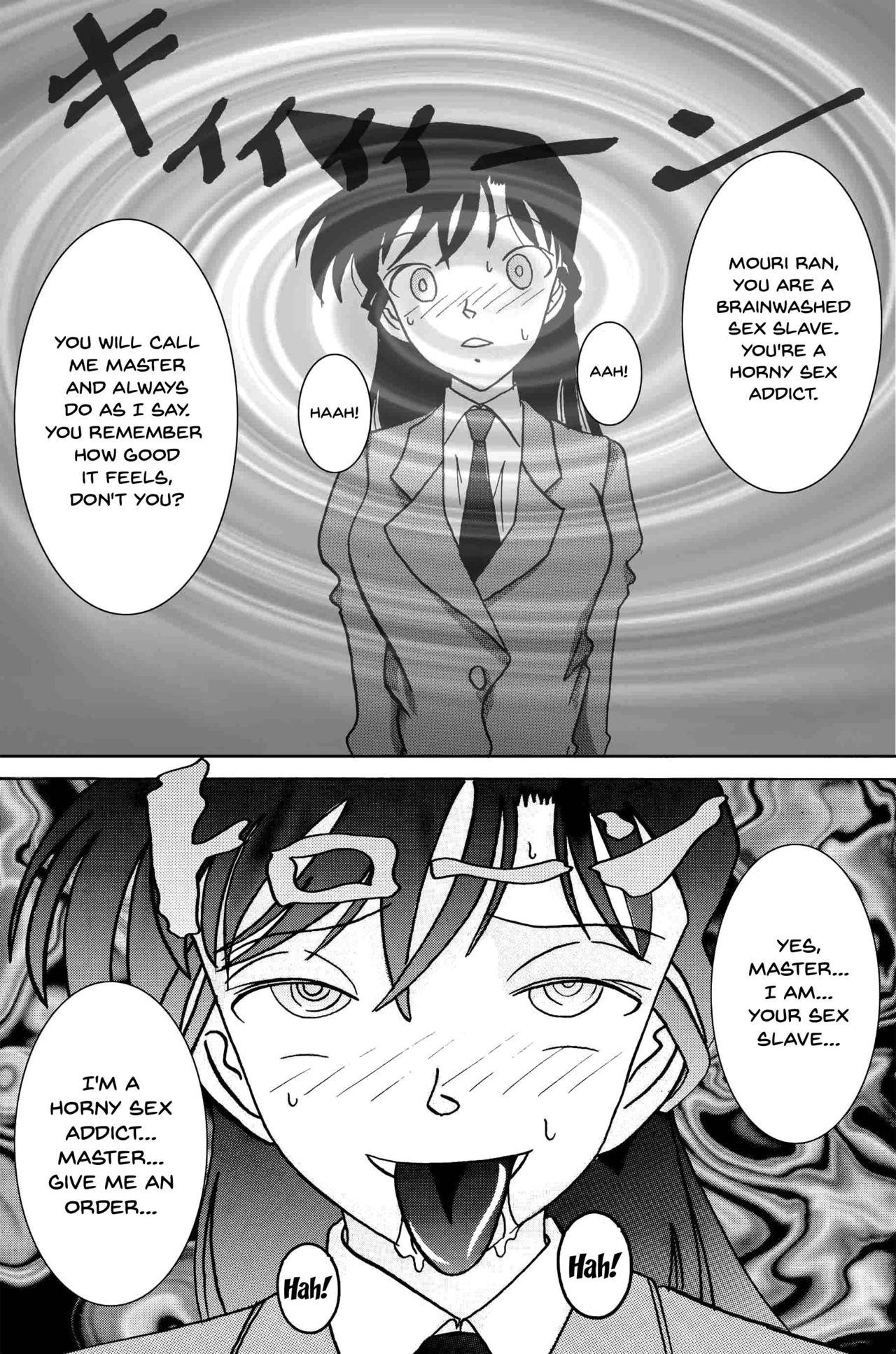 [Light Rate Port Pink] Saimin SEX Dorei -RAN- (Saimin SEX Dorei -Mesu Tonteishoku Oomori- ) (Detective Conan) [English] [Digital] image number 5