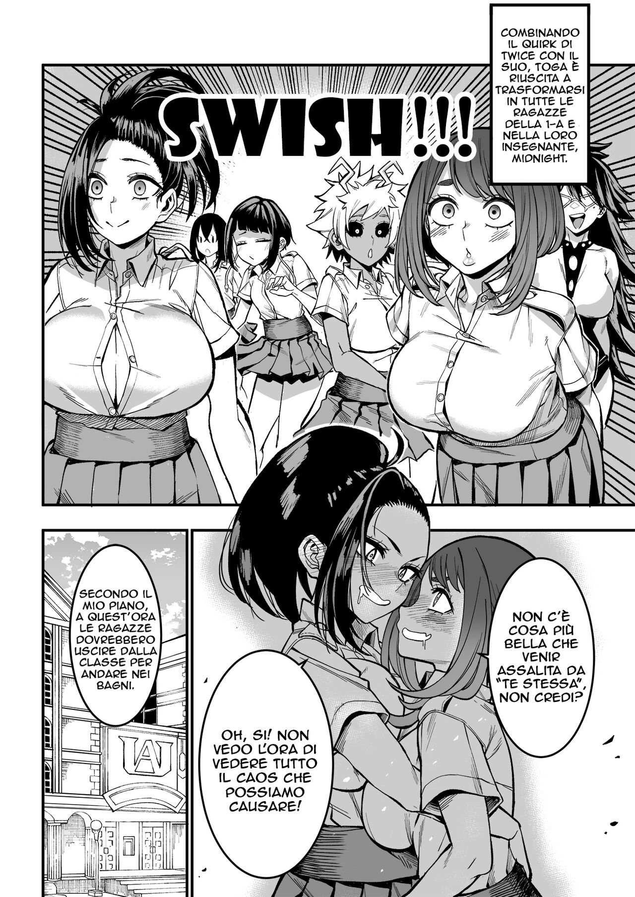 [Doukyara Doukoukai (Bloodh)] Selfcest in the Academy (Boku no Hero Academia) [italian] 图片编号 5