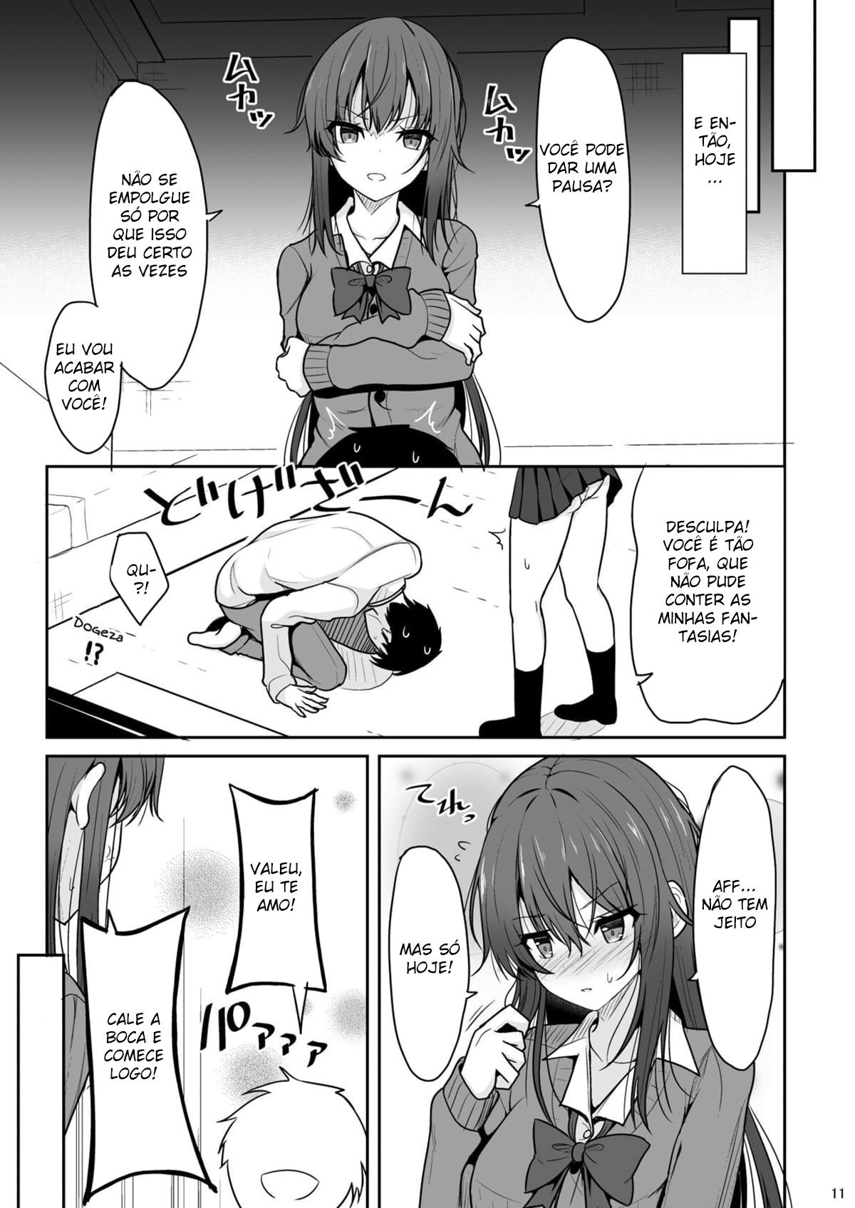 [Nekonokone (Takeyuu)] Mitame ga Kitsume na Kanojo o Kaihatsu shite Kozukuri suru made [Portuguese-BR] [DiegoVPR] [Digital] 图片编号 10