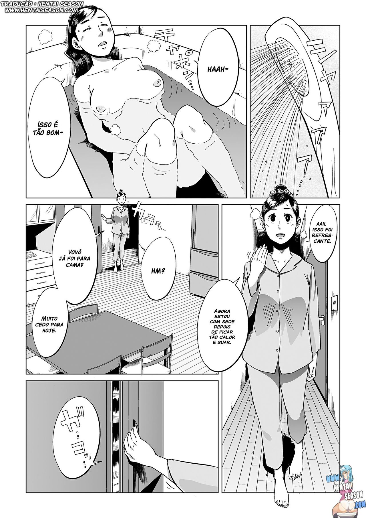 [Shioji] Sofu, Mago to Asobu [Portuguese-BR] image number 4