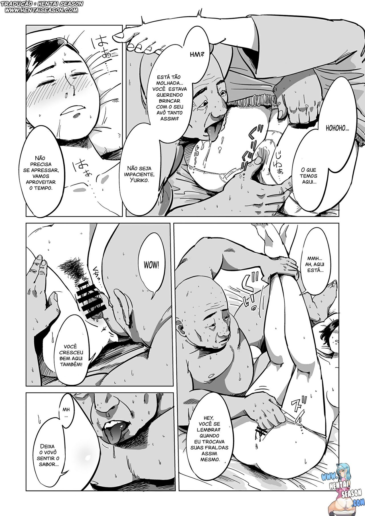 [Shioji] Sofu, Mago to Asobu [Portuguese-BR] image number 9