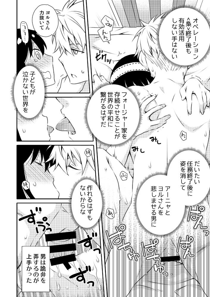 [Ichinichi Sanjou (Kamimiya)] Karisome fūfu no Neya nippō (SPY x FAMILY)sample image number 30