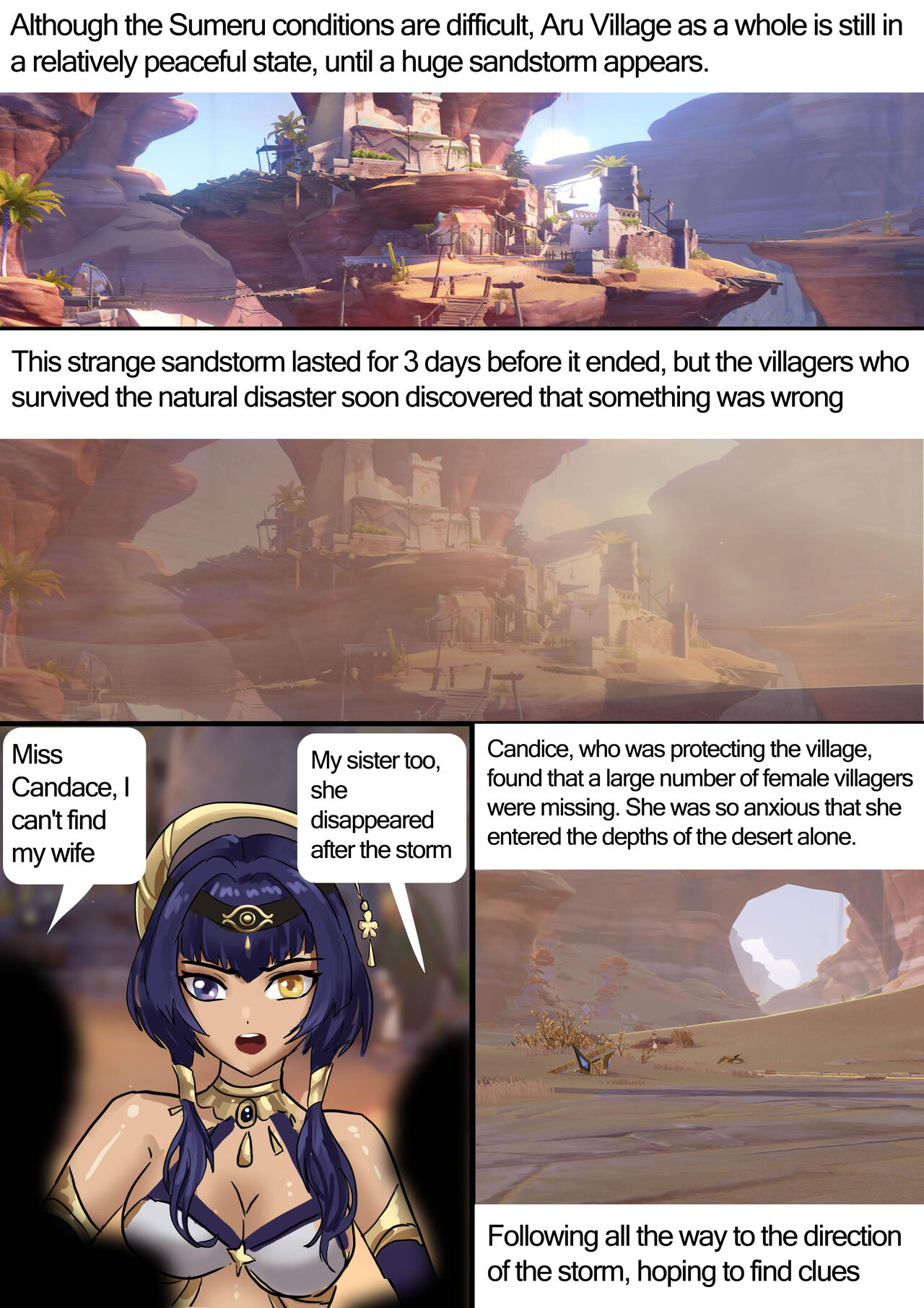 [King] Original_God_Binding_-_Candace_and_Dehya 2eme image