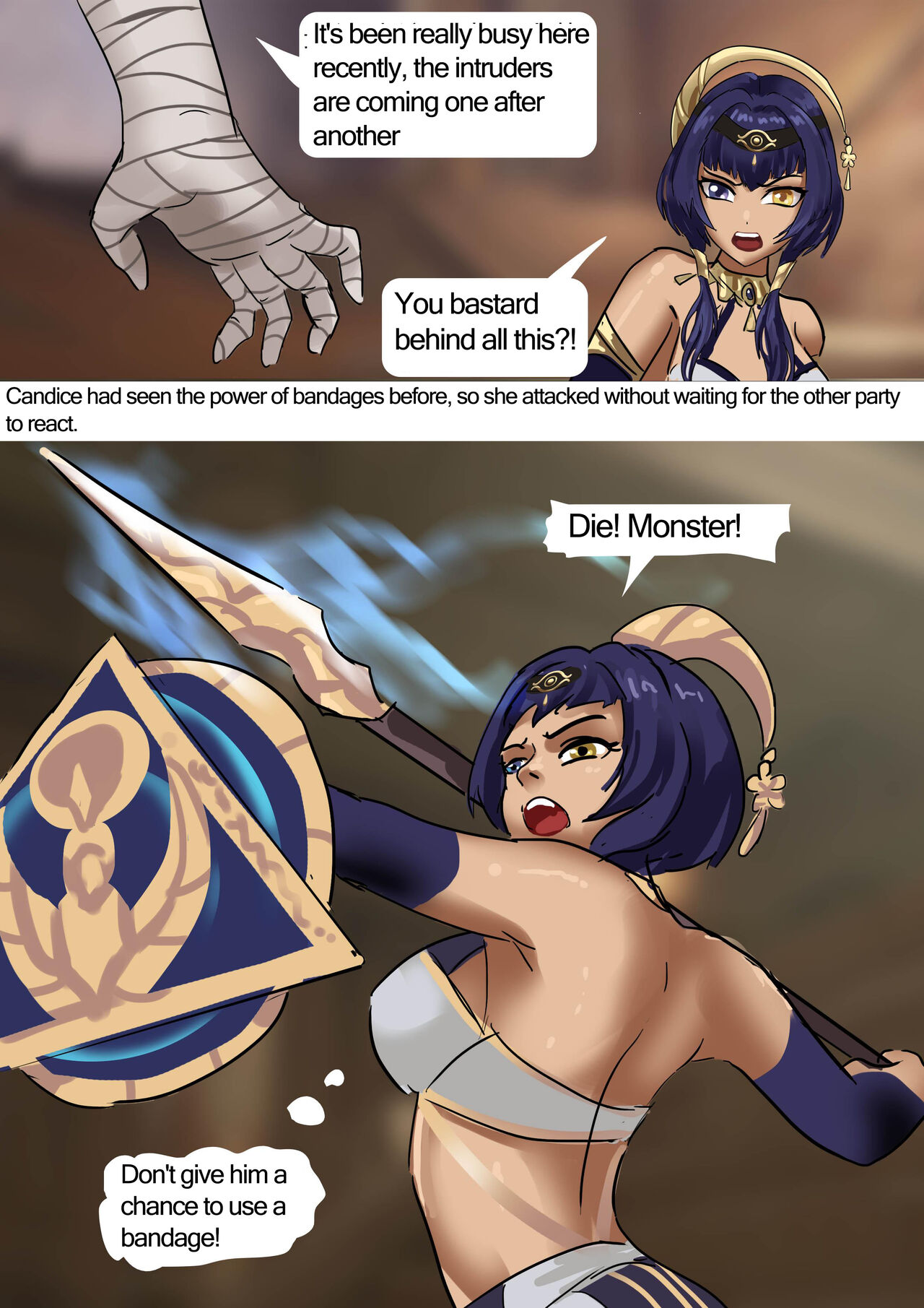 [King] Original_God_Binding_-_Candace_and_Dehya 10eme image