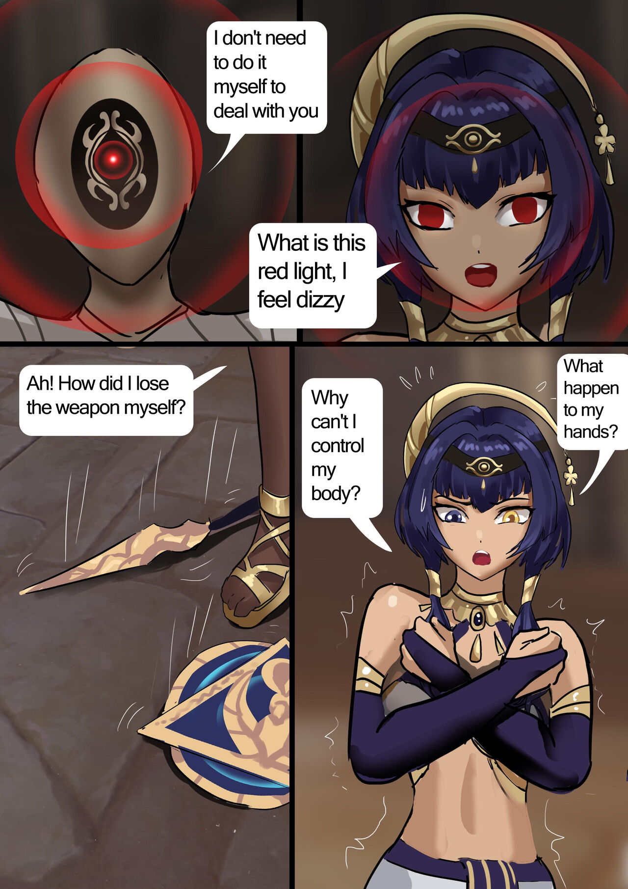 [King] Original_God_Binding_-_Candace_and_Dehya 12eme image