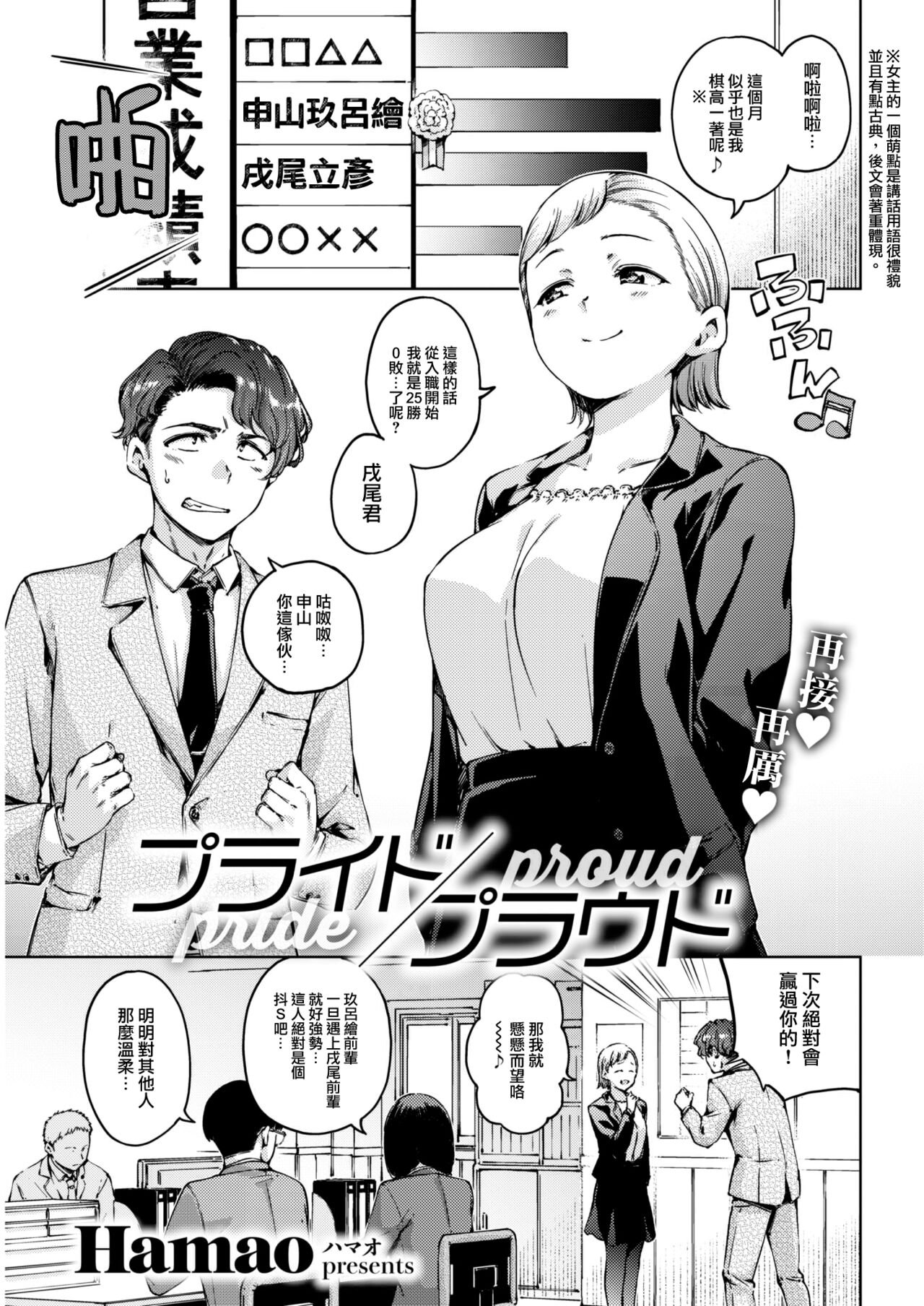 [Hamao] Pride Proud (COMIC Kairakuten 2023-03) [Chinese] [大鸟可不敢乱转汉化] [Digital] 이미지 번호 4