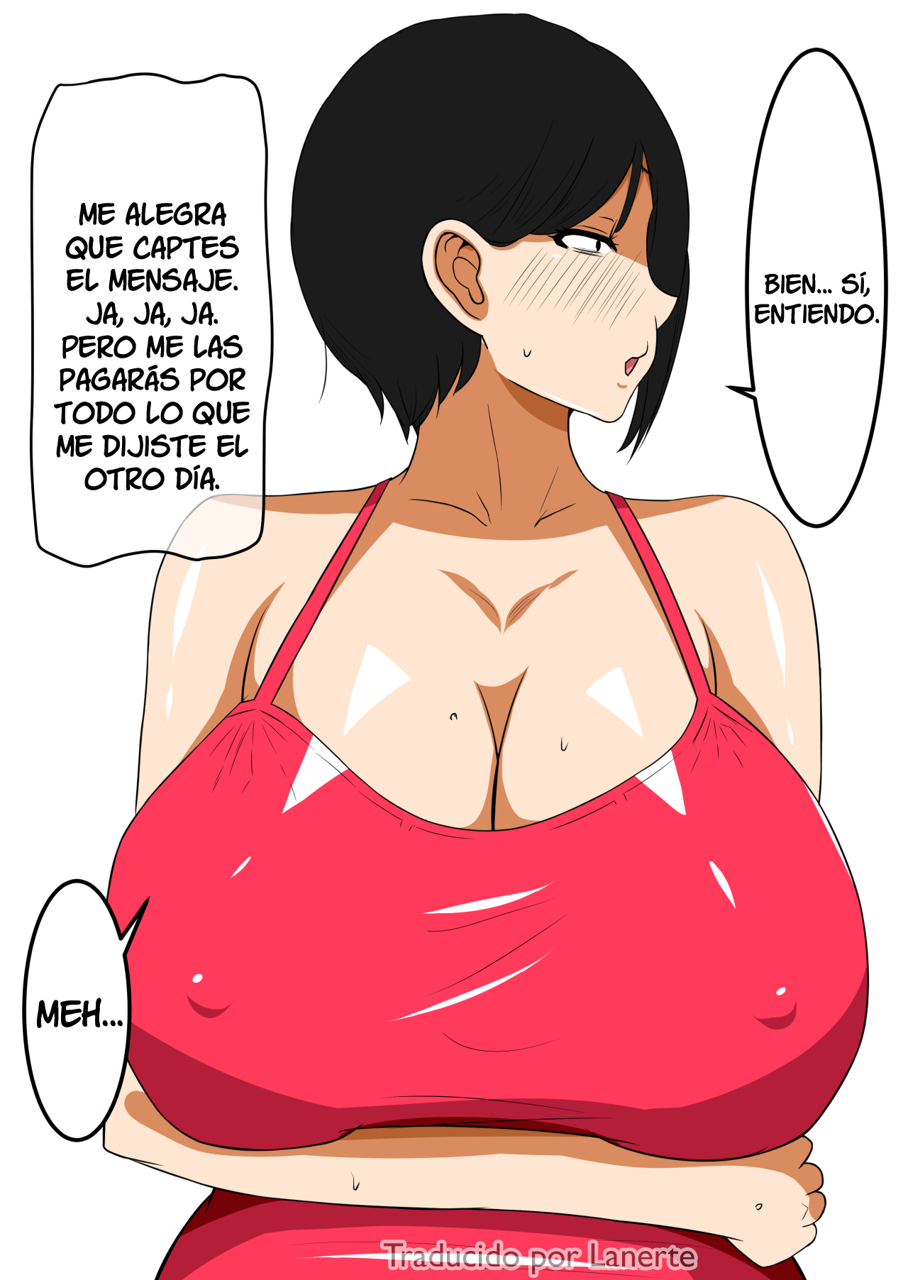 [Mama no Nioi] Ochinpo Baka ni Natta Uchi no Okaa-san 3 [Spanish] [Lanerte] image number 7