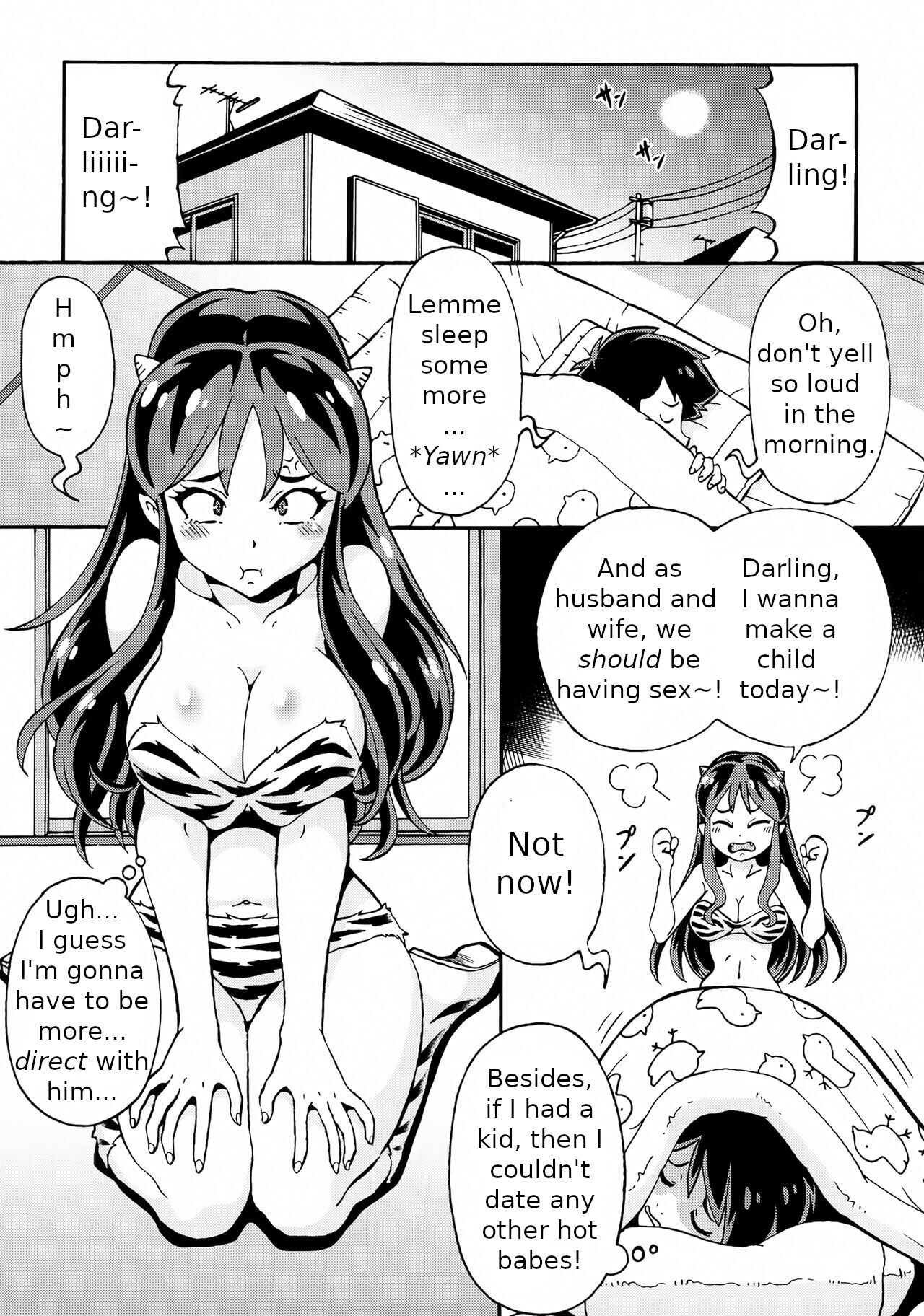 (C100) [Toraya (ITOYOKO)] Sekuhara ☆ Nakadashi ☆ Oni Musume (Urusei Yatsura) (English Fan-Translation) 图片编号 2