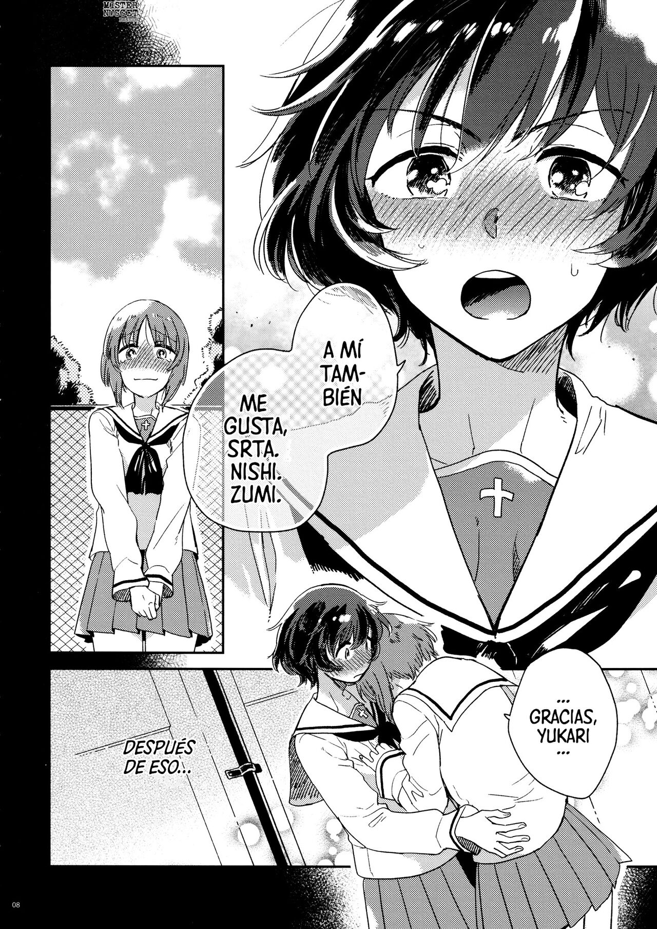 (C93) [Sonotaozey (Yukataro)] Hajimete dakara Yasashiku Shinaide. (Girls und Panzer) [Spanish] [Mr. Nugget] image number 7