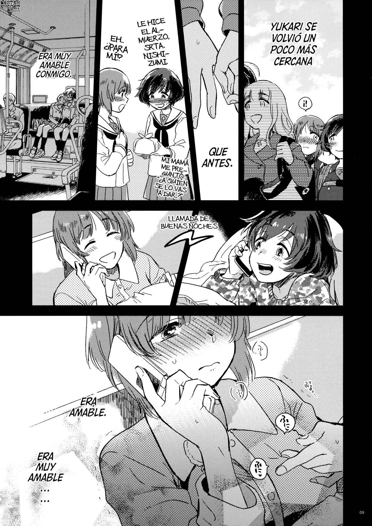 (C93) [Sonotaozey (Yukataro)] Hajimete dakara Yasashiku Shinaide. (Girls und Panzer) [Spanish] [Mr. Nugget] image number 8