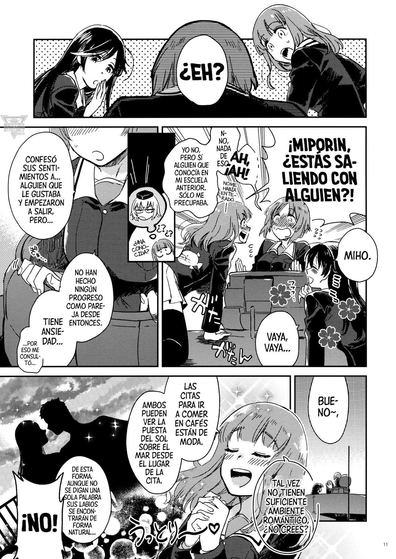 (C93) [Sonotaozey (Yukataro)] Hajimete dakara Yasashiku Shinaide. (Girls und Panzer) [Spanish] [Mr. Nugget] image number 10