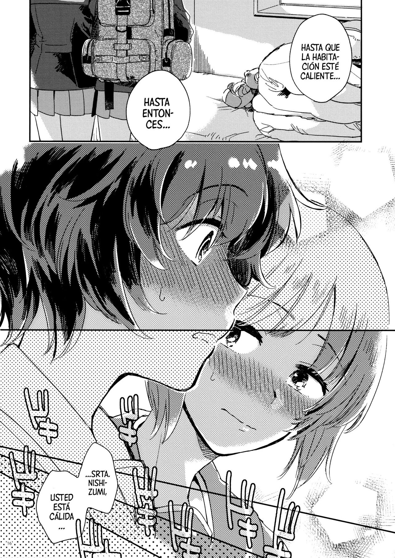 (C93) [Sonotaozey (Yukataro)] Hajimete dakara Yasashiku Shinaide. (Girls und Panzer) [Spanish] [Mr. Nugget] image number 15