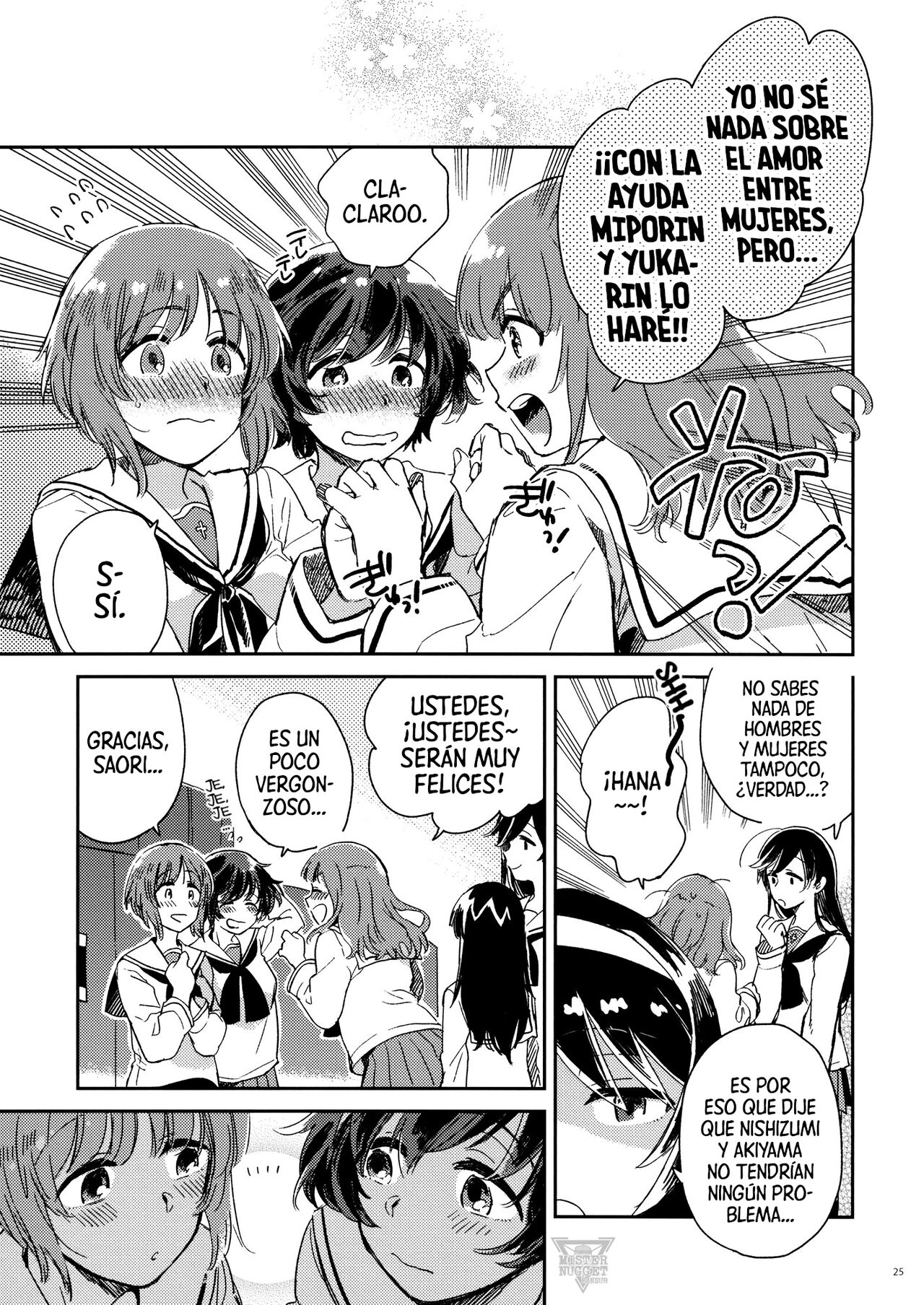 (C93) [Sonotaozey (Yukataro)] Hajimete dakara Yasashiku Shinaide. (Girls und Panzer) [Spanish] [Mr. Nugget] image number 24