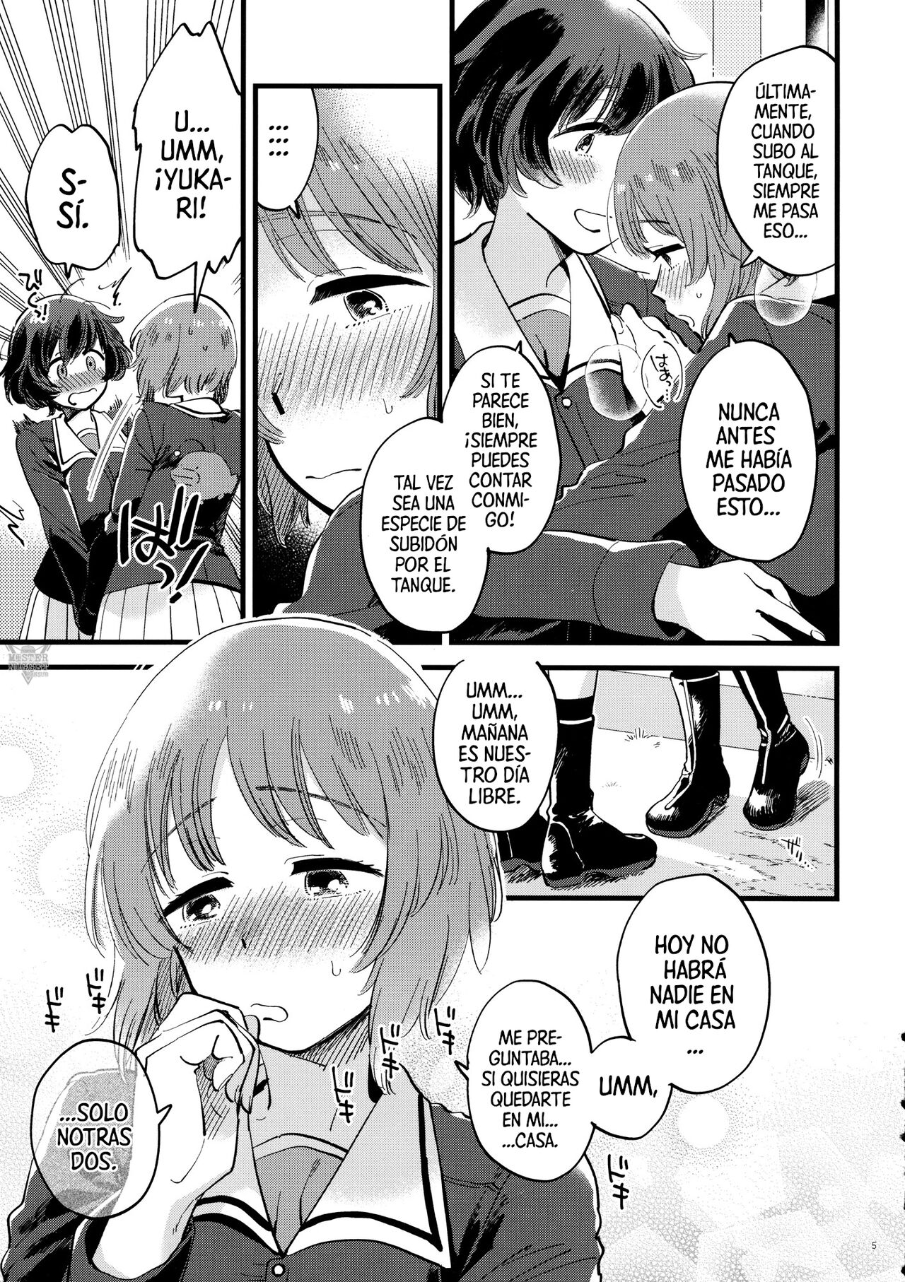 (C94) [Sonotaozey (Yukataro)] Yasashiku, Sawatte, Oku made Furete. (Girls und Panzer)  [Spanish] [Mr. Nugget] 画像番号 4