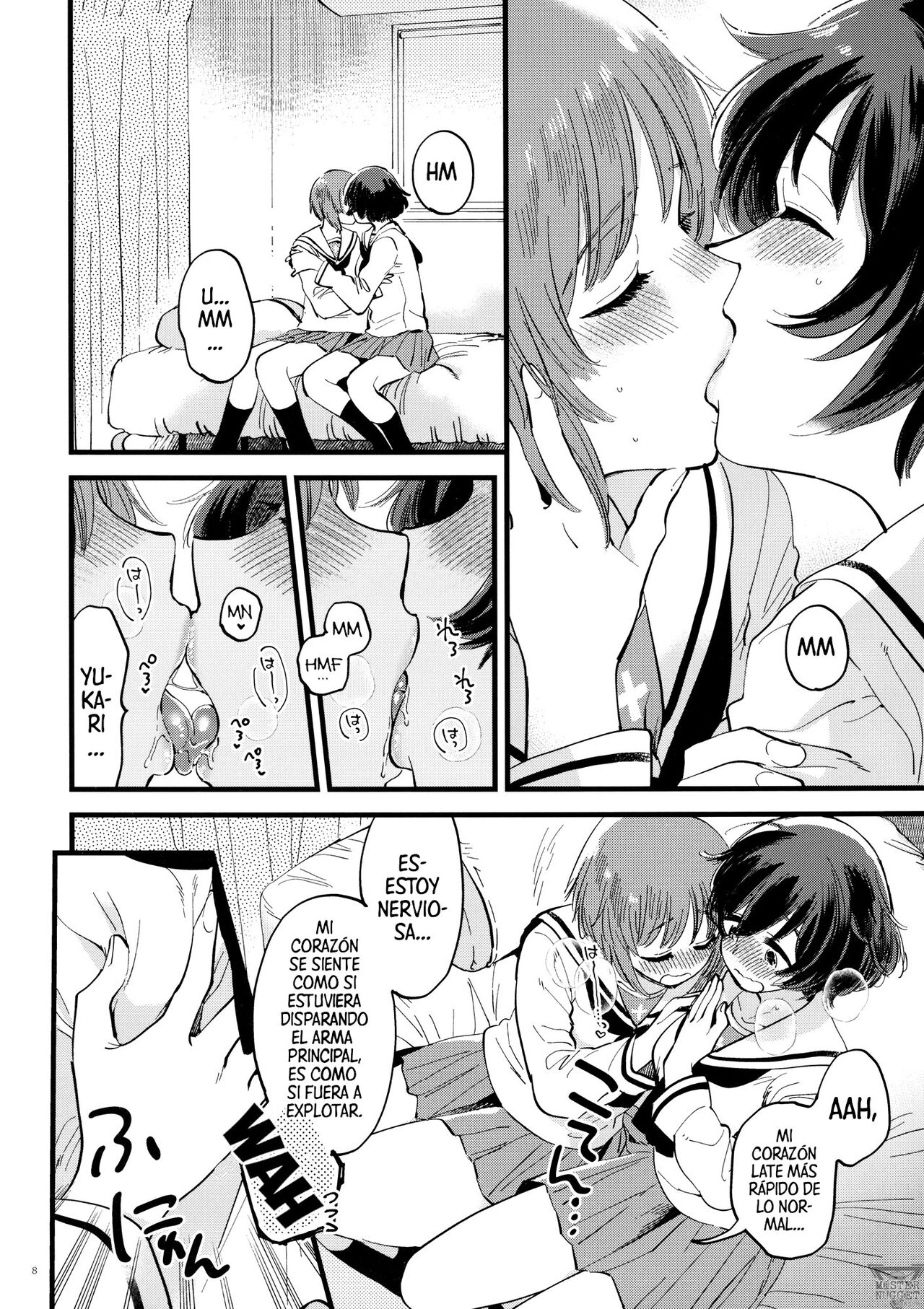 (C94) [Sonotaozey (Yukataro)] Yasashiku, Sawatte, Oku made Furete. (Girls und Panzer)  [Spanish] [Mr. Nugget] 画像番号 7